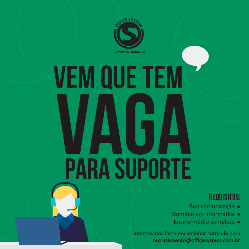 Tem boa comunicação? Gosta de... - Office System Informática