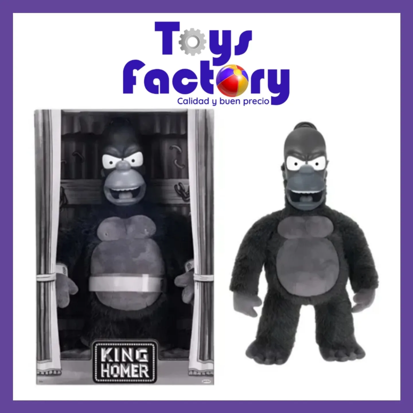 Toys Factory - 🔴💲EN VENTA💲🔴 Rey Homero‼️ Peluche de 40cms... | Facebook