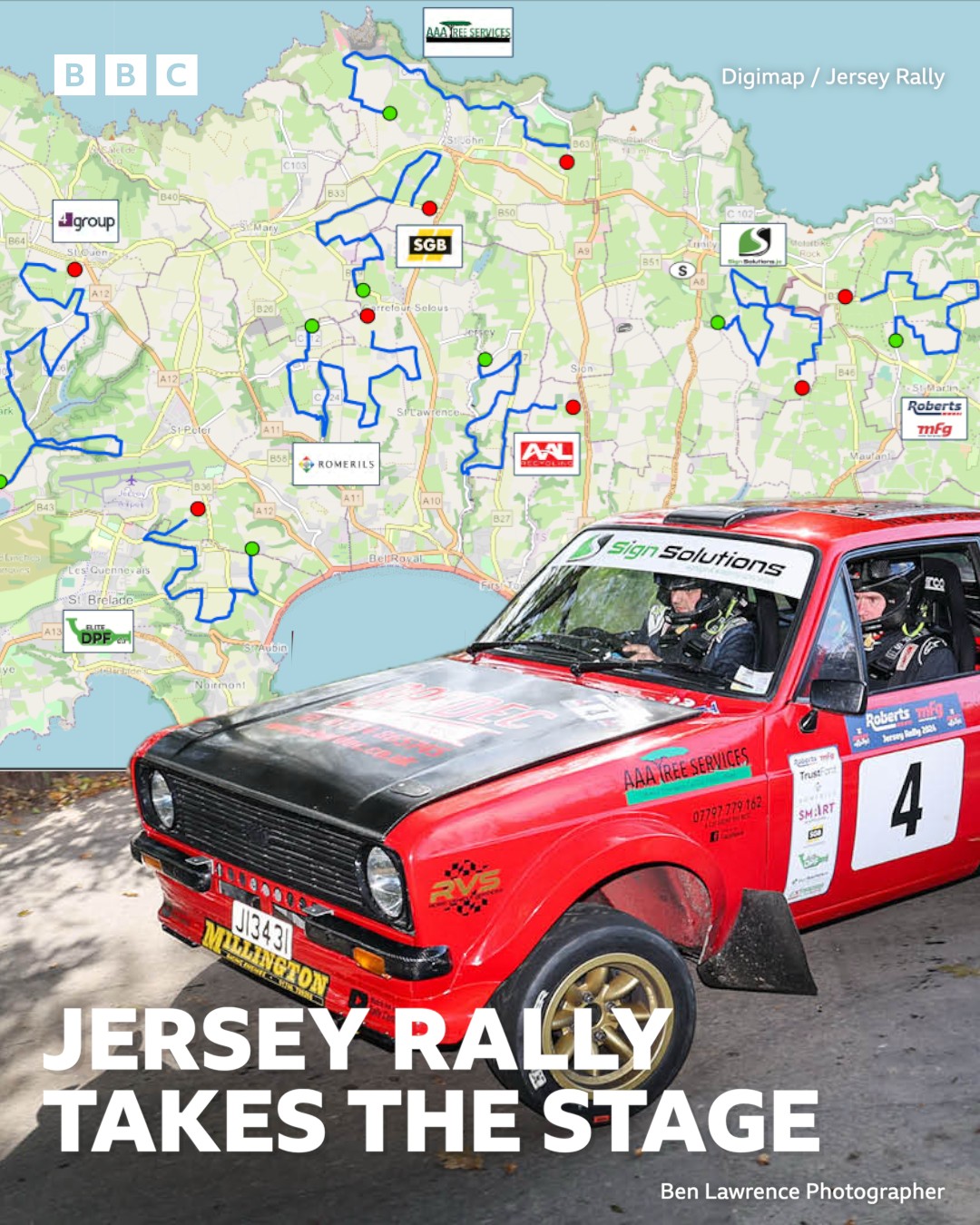 BBC Jersey - Road closures are in place across the island... | Facebook