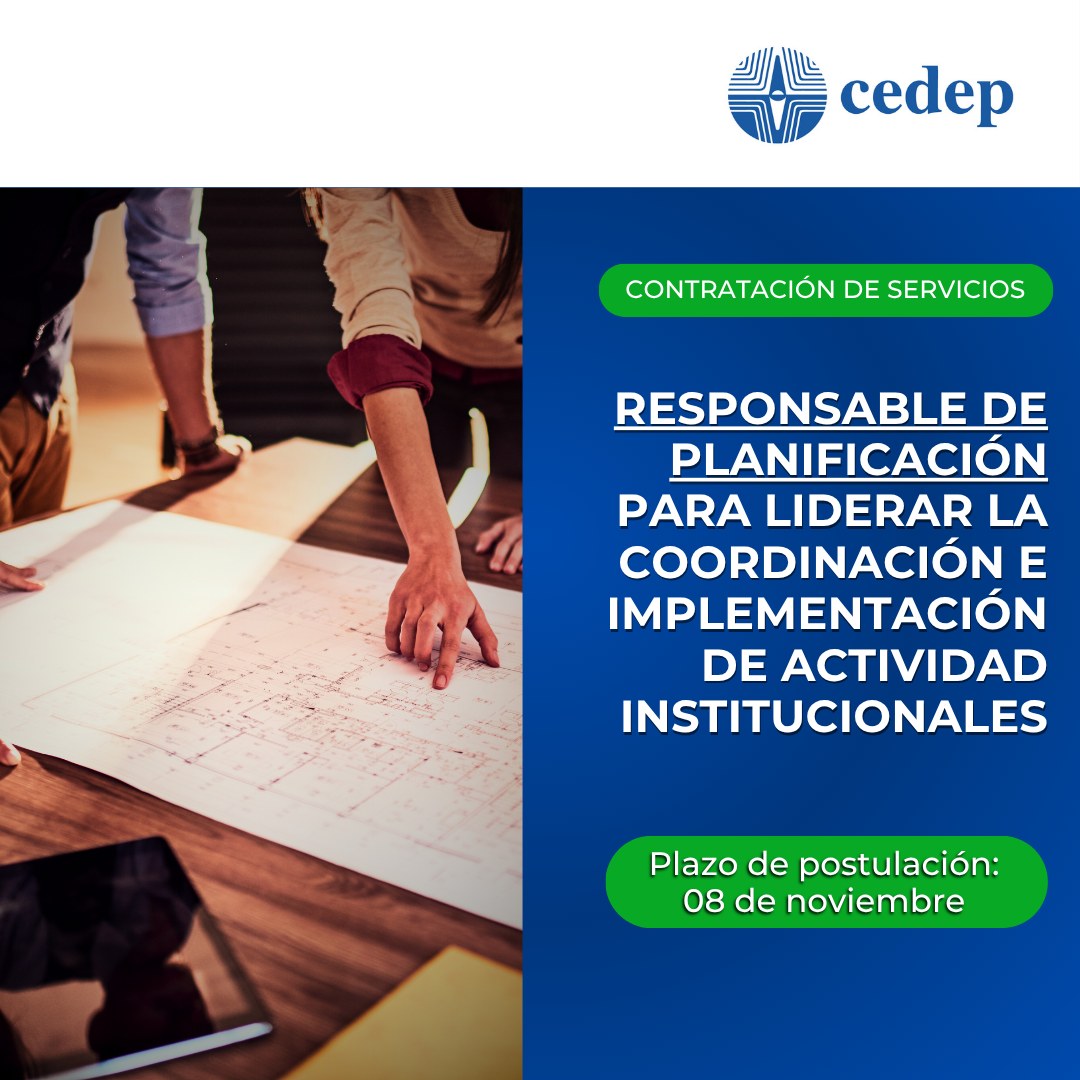 CEDEP - Centro de Estudios para el Desarrollo y la Participación | Lima