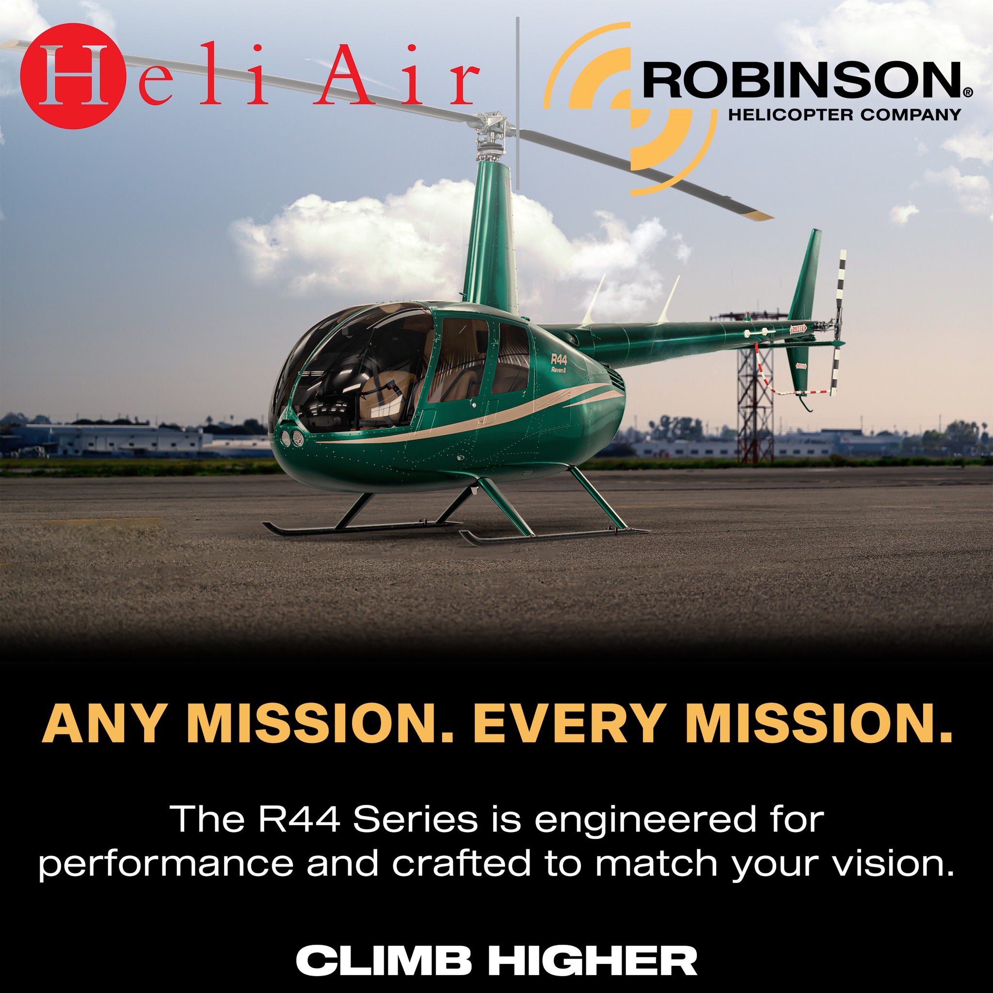 Heli - Robinson R44 Raven II and R44 Clipper II. 🚁 R44 Raven II ...