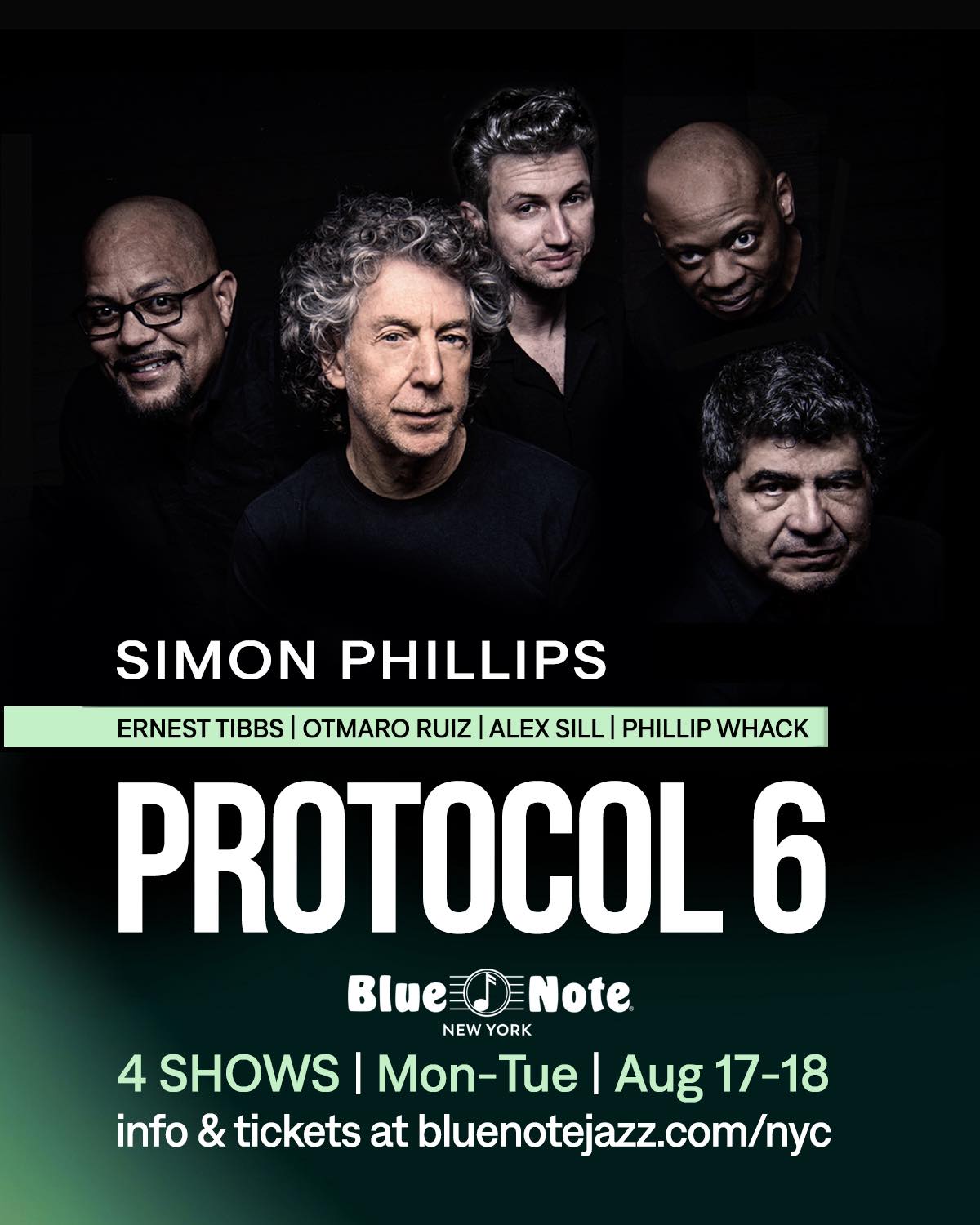 NYC! Simon returns to Blue Note New York, Aug 17-18, with all new