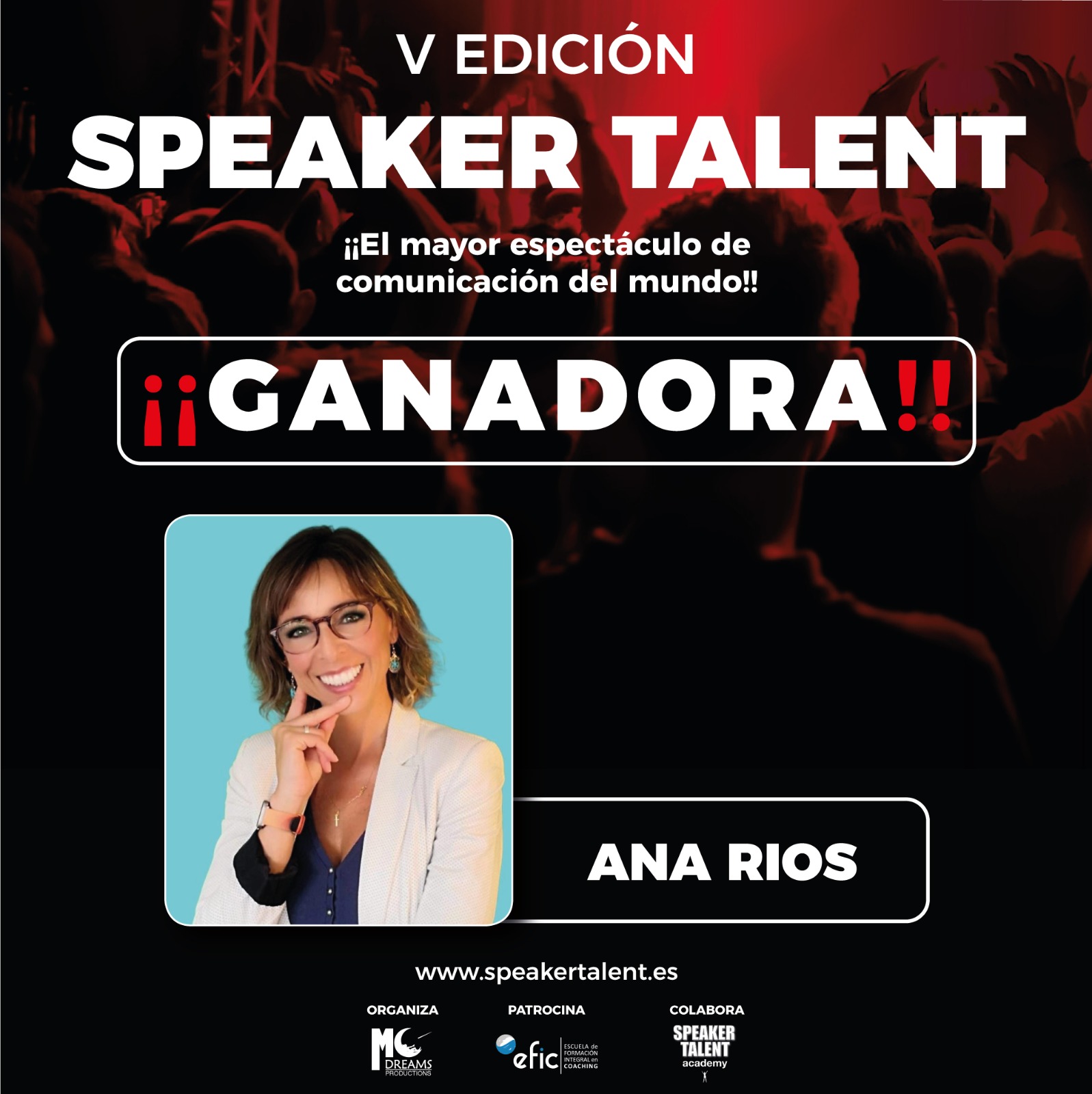 Nuestra querida Ana Ríos... - TOASTMASTERS Sevilla