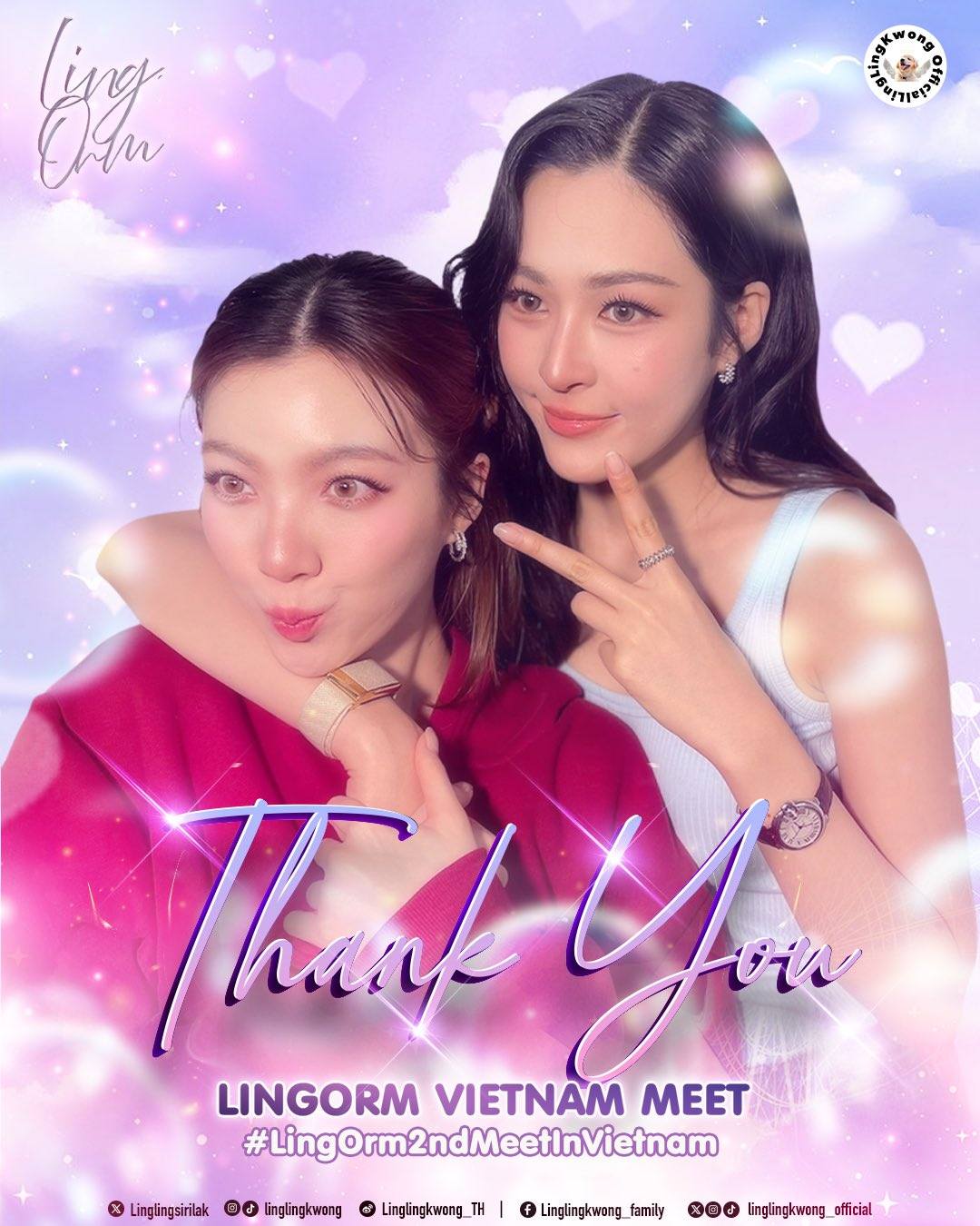 LINGORM First Fan Meet in Vietnam A lovely message from Orm has
