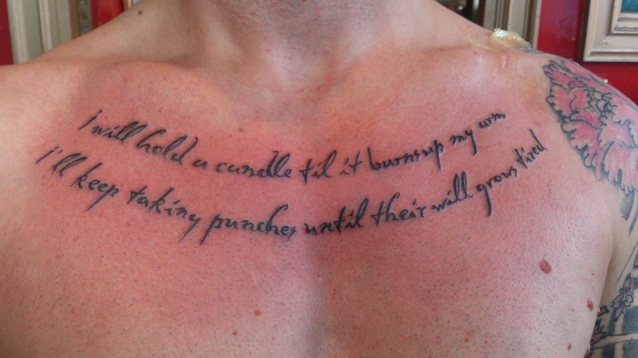 Paul Ramsbottom Tattoos 436 Bolton Wanderers Fa Cup Semi Final Stock
