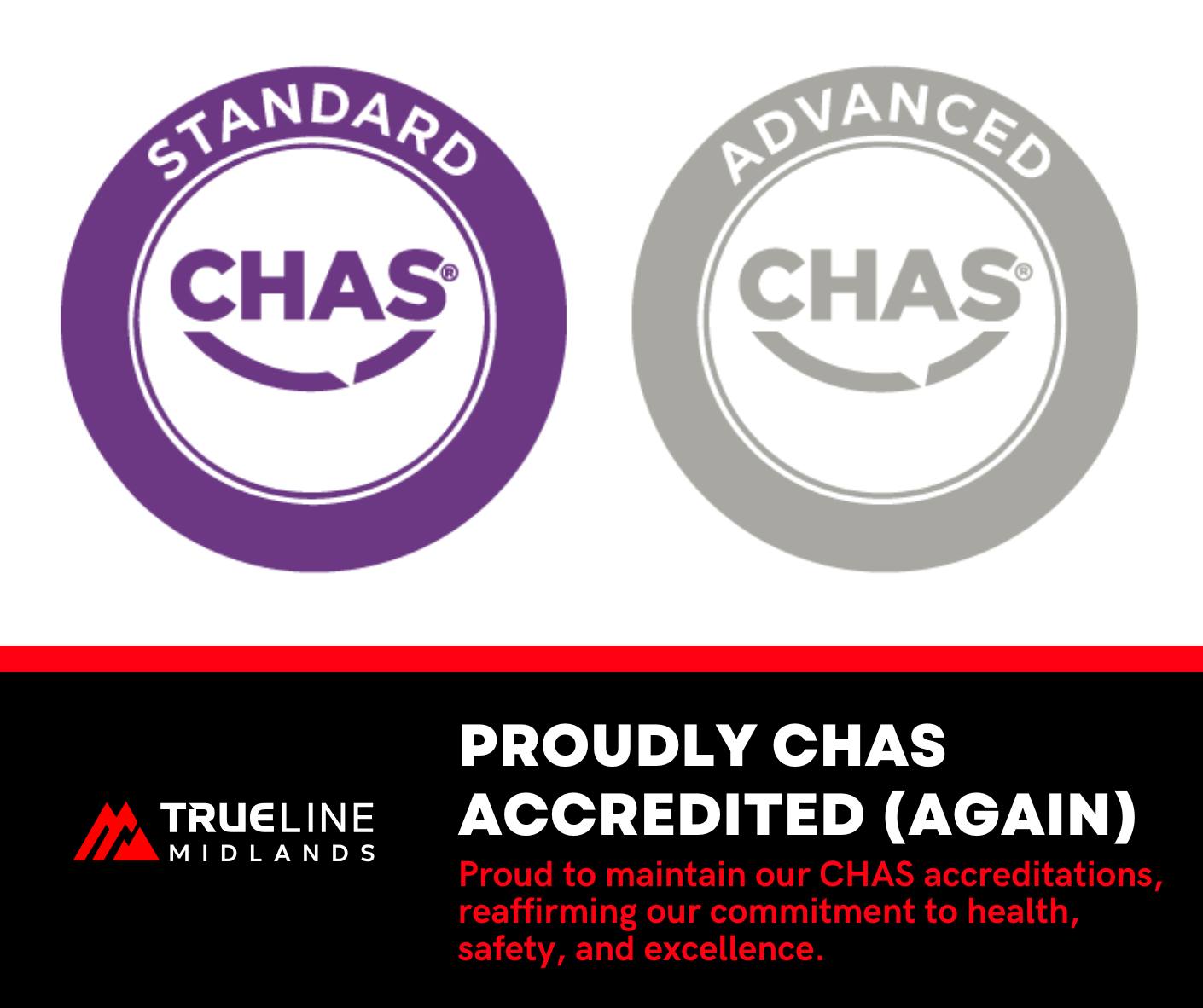 Trueline are CHAS Accredited for... - Trueline Midlands | Facebook