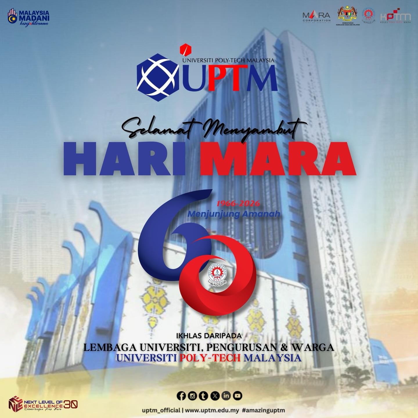 𝐌𝐀𝐑𝐀 𝟔𝟎 𝐓𝐀𝐇𝐔𝐍:... - Universiti Poly-Tech Malaysia - UPTM | Facebook
