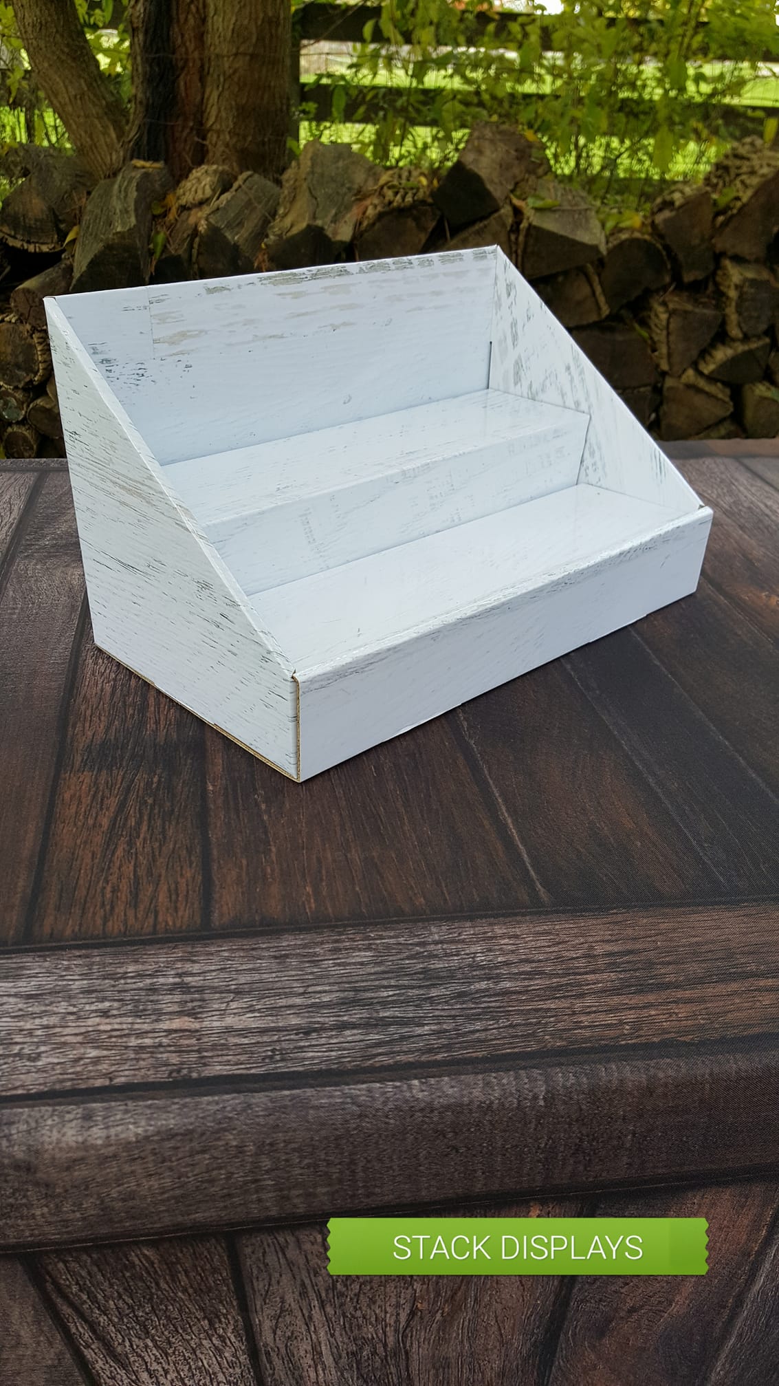 Stack Displays - Our NEW White Shabby Chic Display... | Facebook