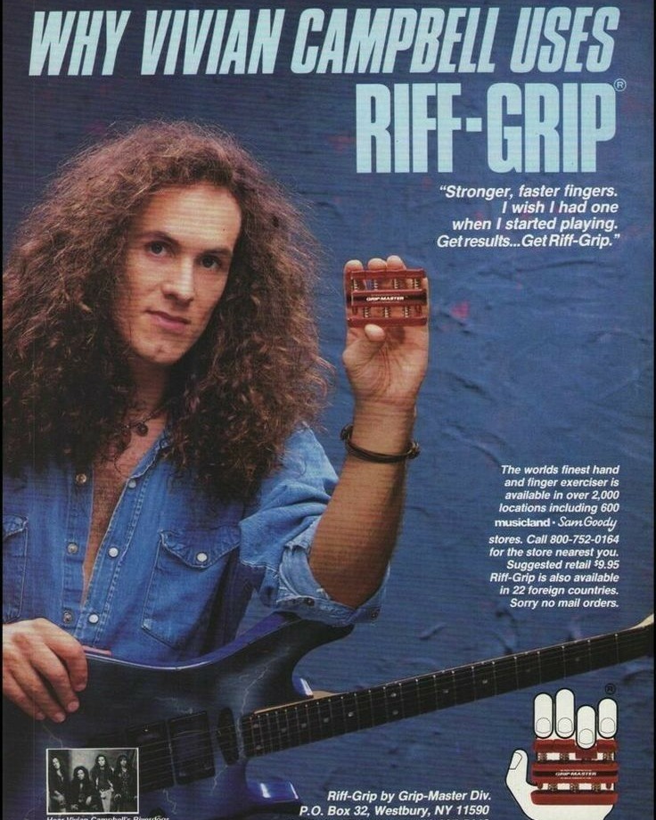 Shred - Vivian Campbell - Riff Grip #guitar #viviancamprbell # ...