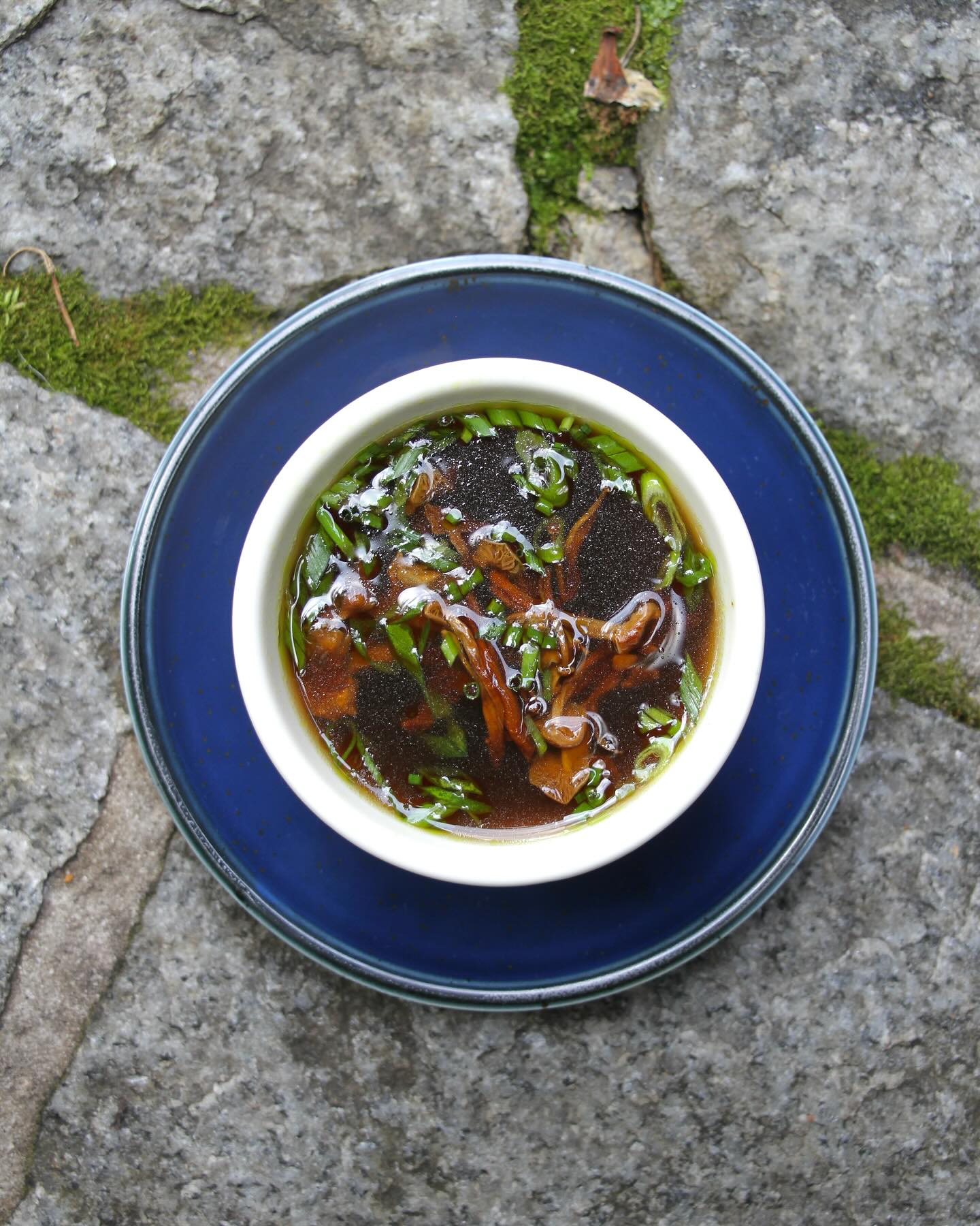 The Gamekeeper - Antelope Consommé 🍵 Clarified antelope broth, scallion ...