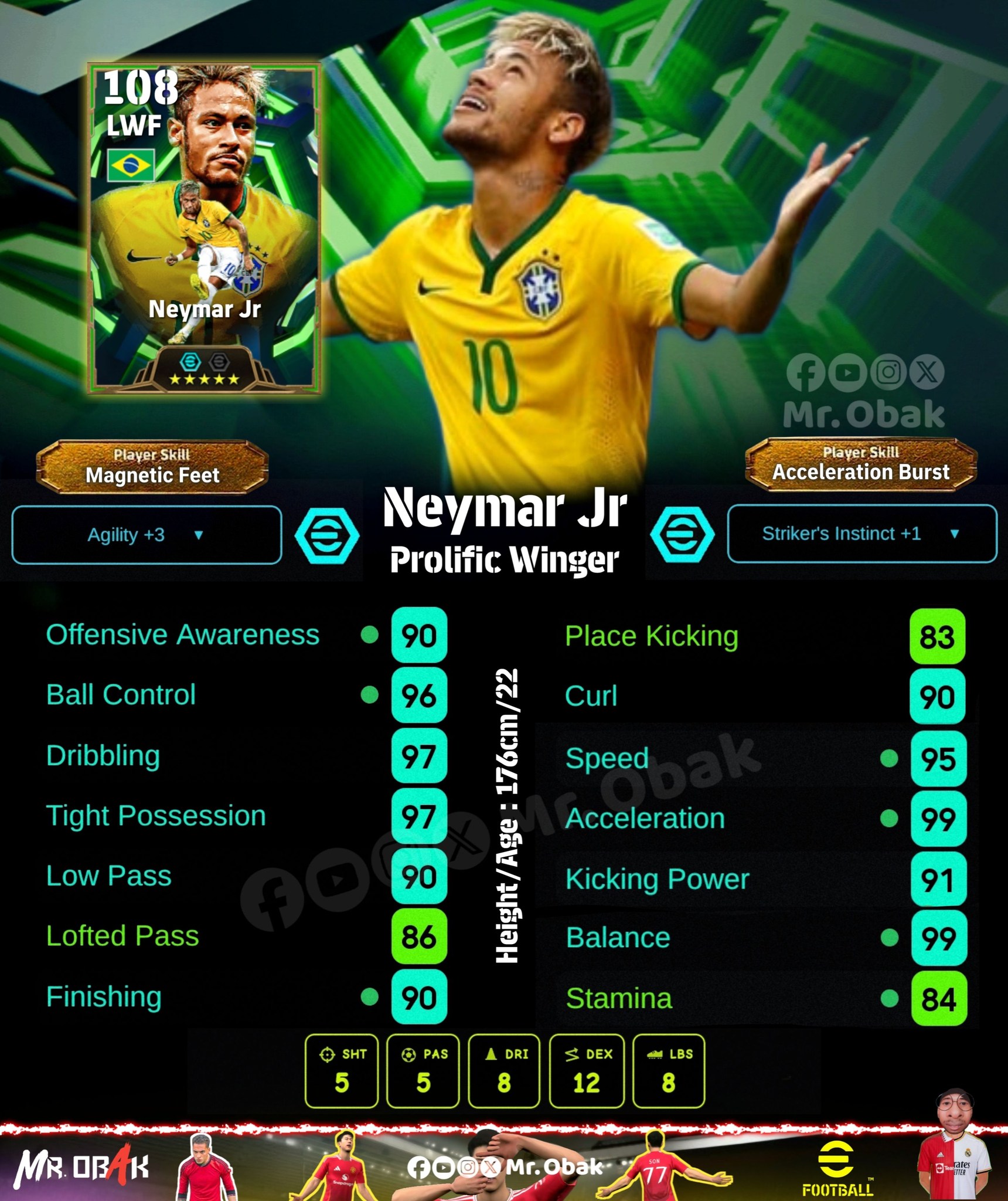 Neymar Jr. was gifted a massive custom Yu-Gi-Oh! card of himself