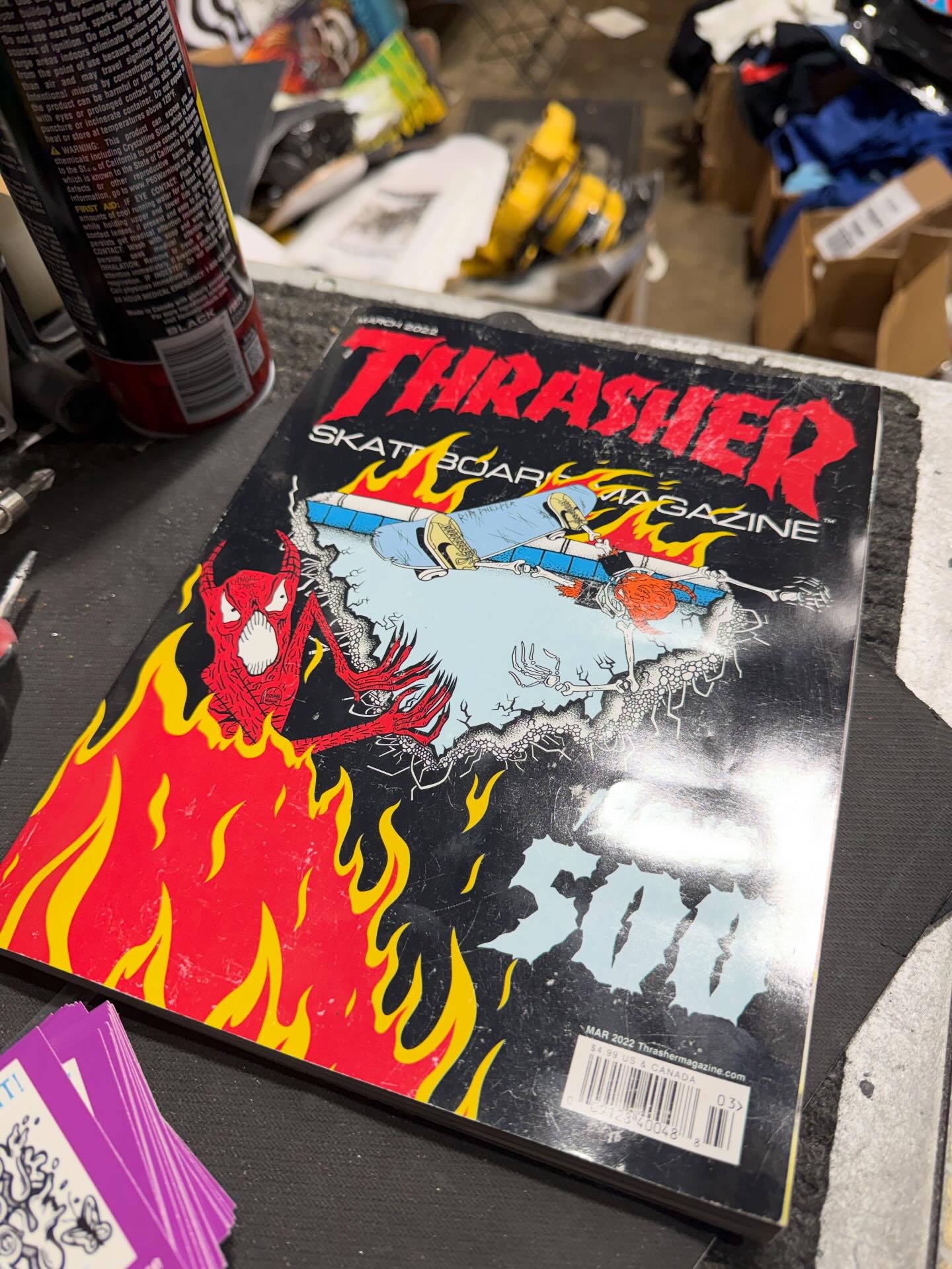 Thrasher Magazine issue 500! Love this cover. Featuring art by