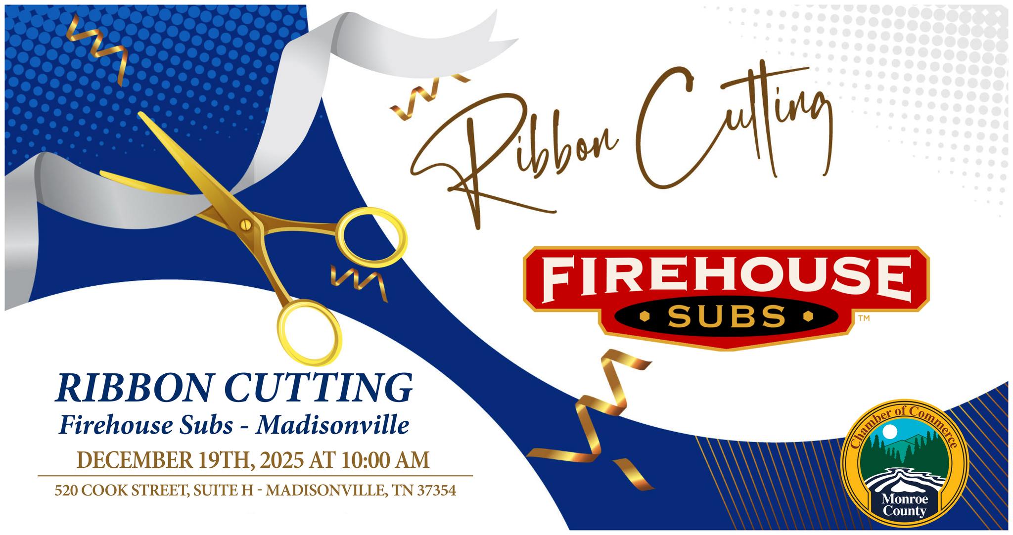 FIREHOUSE SUBS ~ Grand Opening & Ribbon Cutting Ceremony