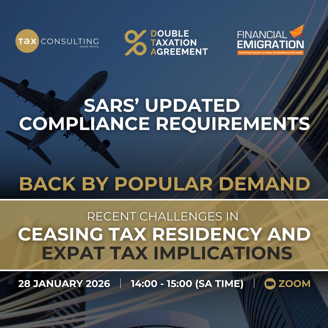Tax - On 28 January 2026 at 14:00 (SA time), “Back by Popular Demand ...