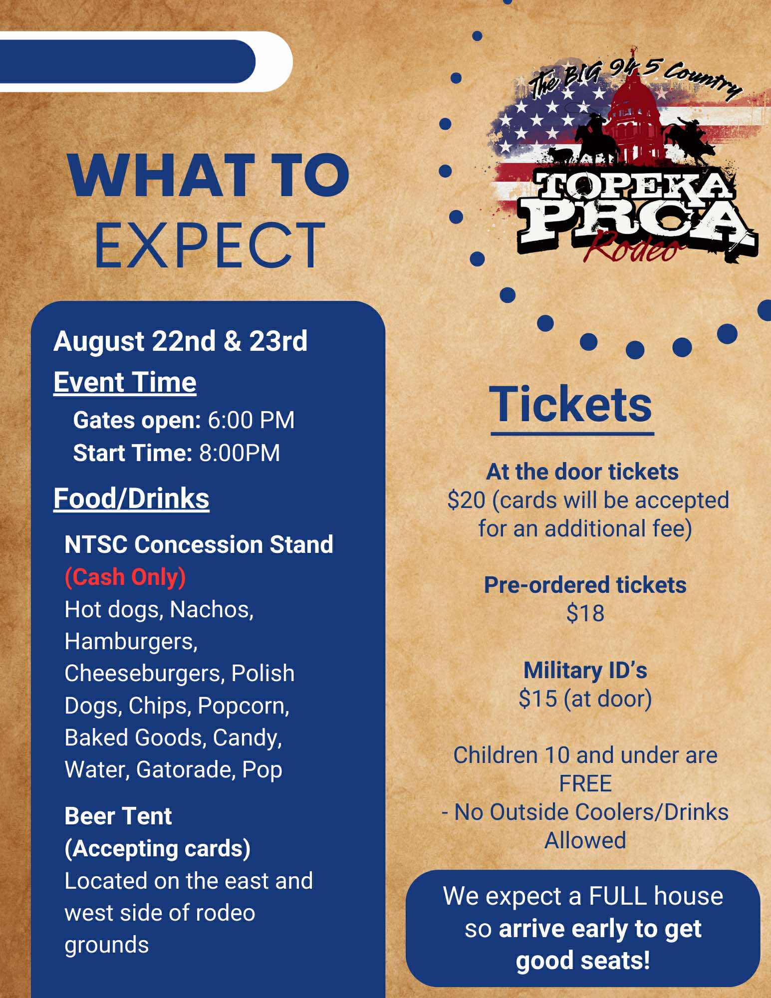 The Big 94.5 Country Topeka PRCA Rodeo | Topeka KS