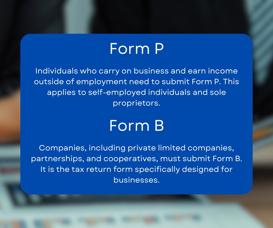 Accounting Guru - ⏰ Deadline Alert: Form P & Form B...