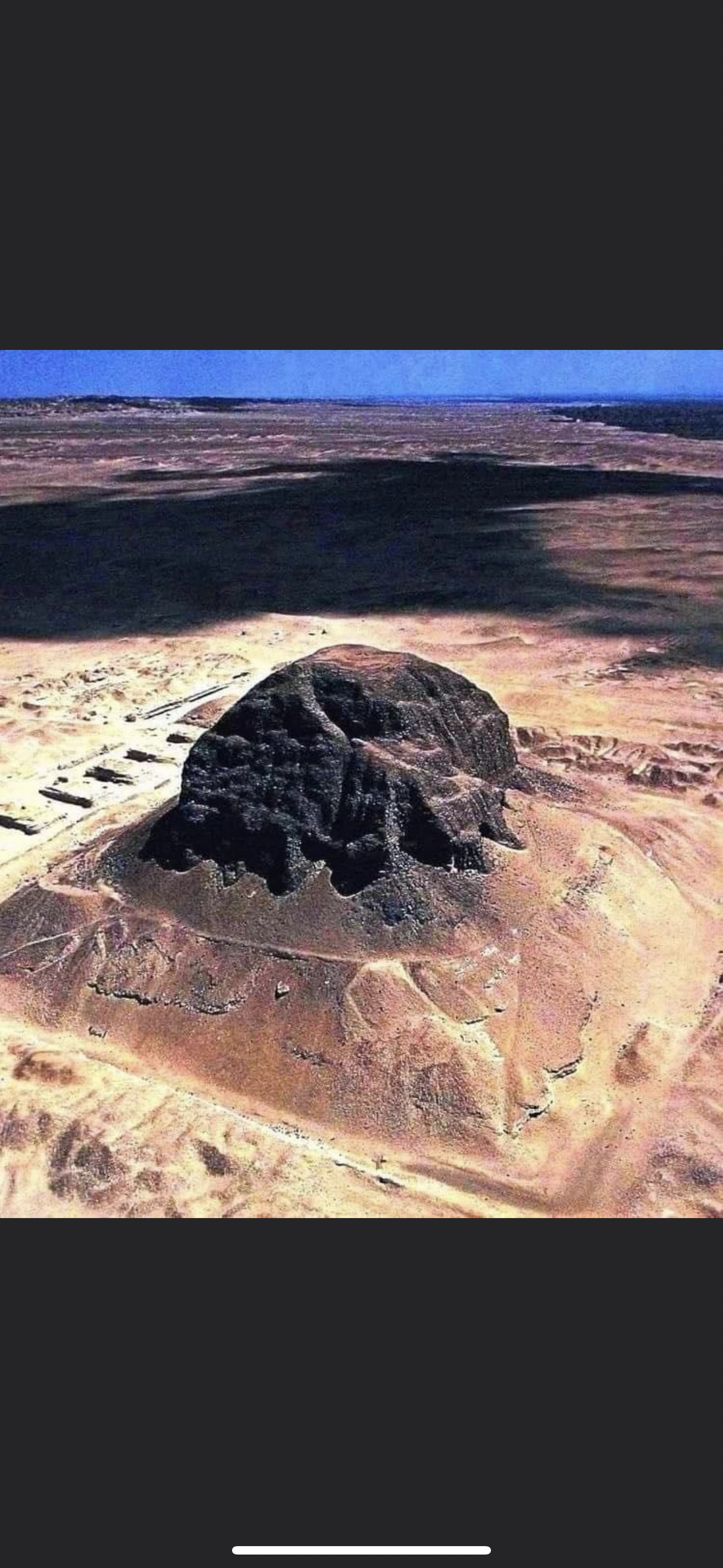 Black Pyramid of Amenemhat III, (1860-1814 BC), Egypt. It was