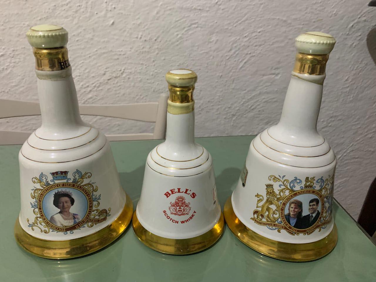 Bell's Whisky decanter to commemorate Charles and Diana's wedding 1981