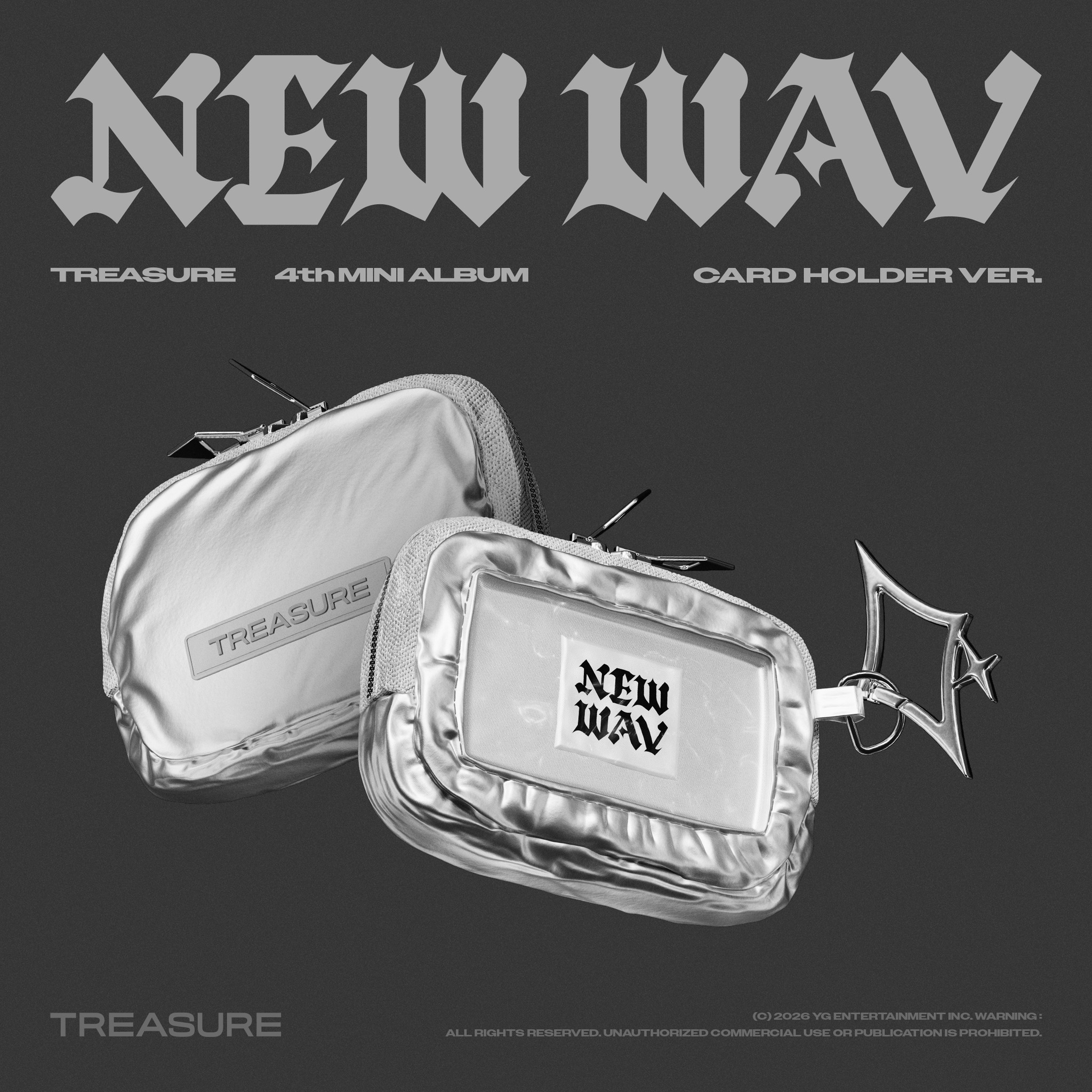 アイドル TREASURE THE 2026 NEW WAV HOBO BAG TREASURE 4th MINI ALBUM [NEW WAV] LIMITED EDITION OPEN ⚡️ 트레저