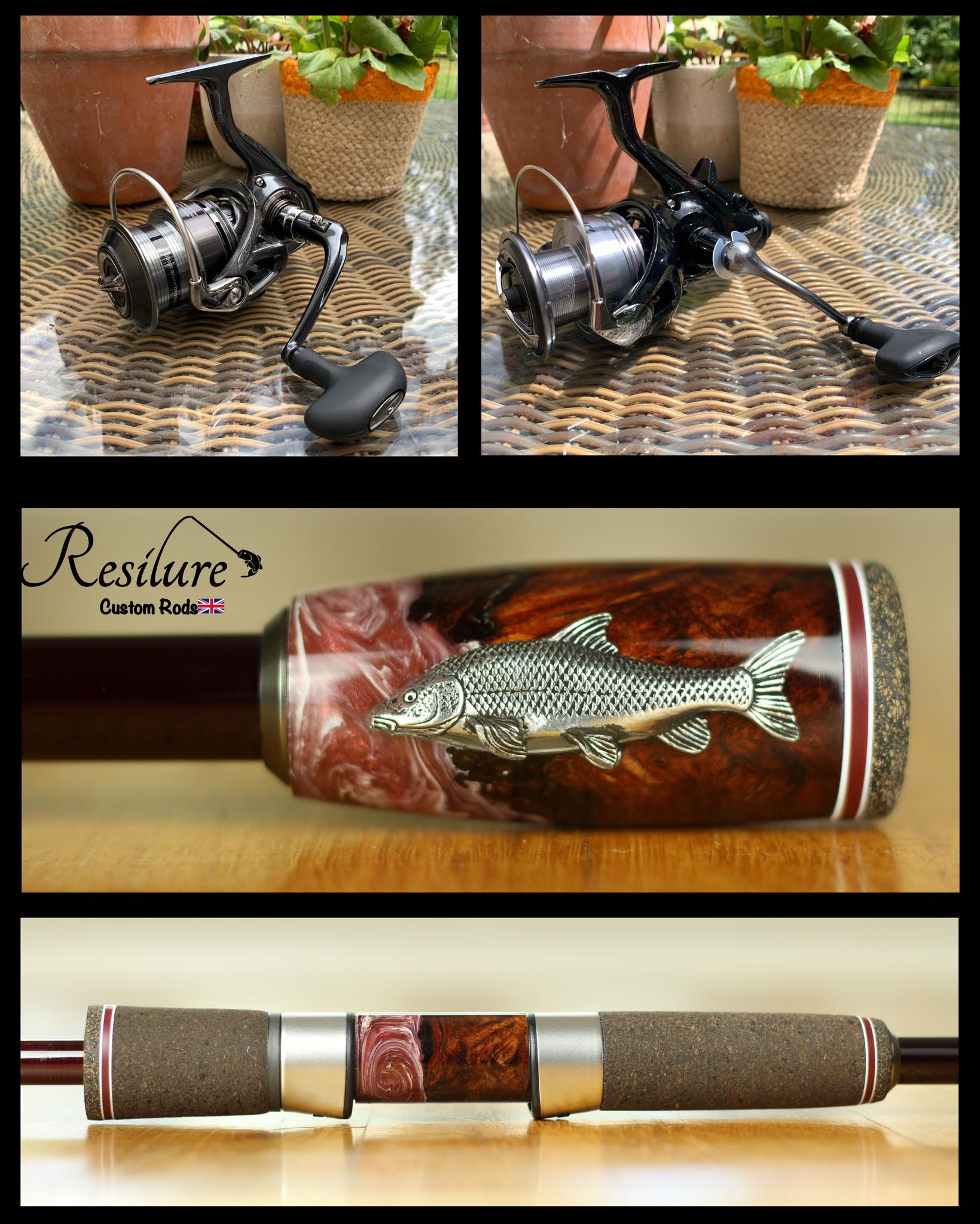 custom fishing reels uk Black Westlake Kustom 10000 Pit Reel  GO Outdoors the innovative shallow spool design strategically reduces line capacity to eliminate line waste and the need for backing Top Quality Fishing Reels: Fixed