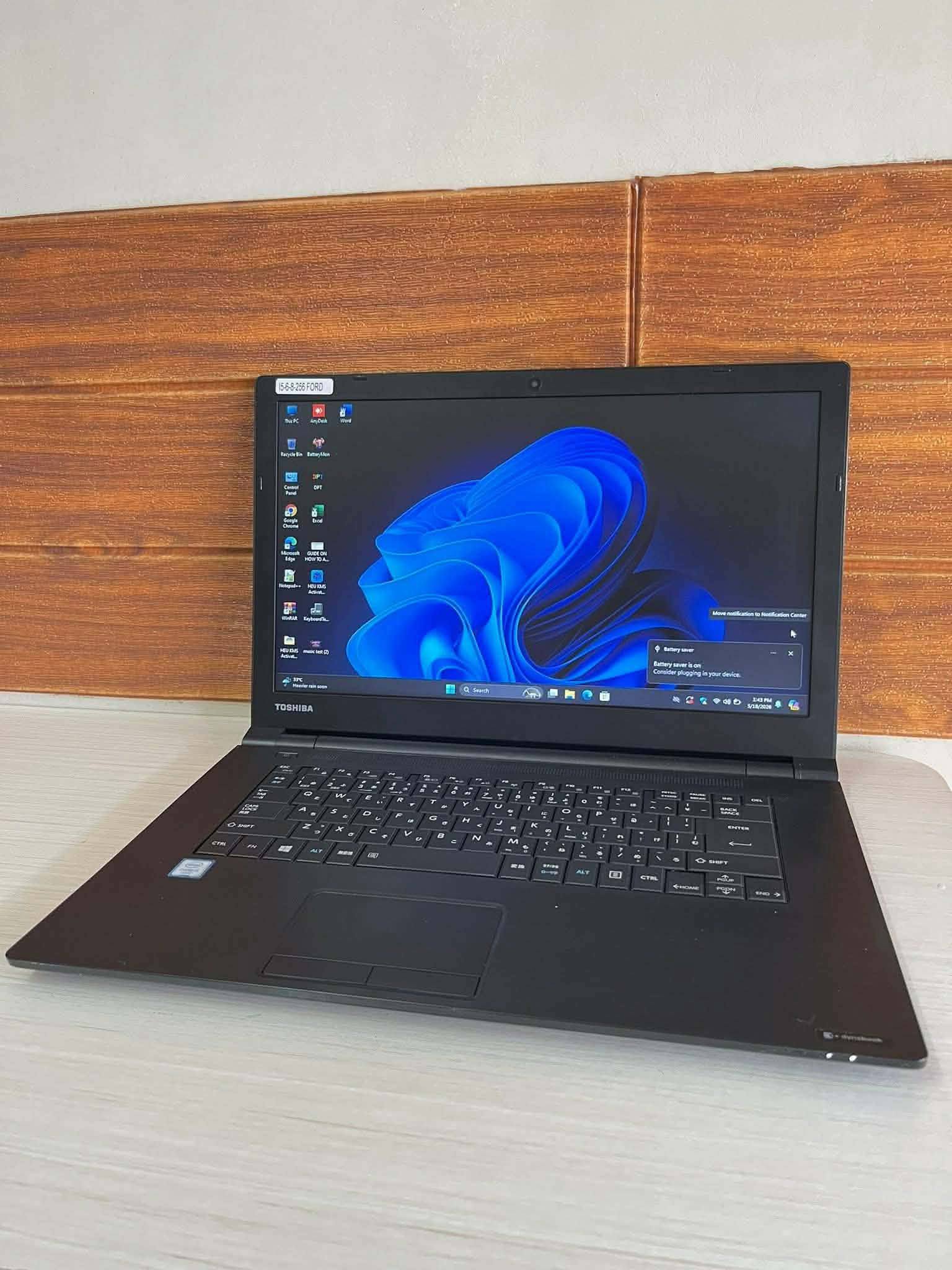 Toshiba Dynabook S73 ✓ Intel Core i5-8250U (8th Gen, 1.6 – 3.4