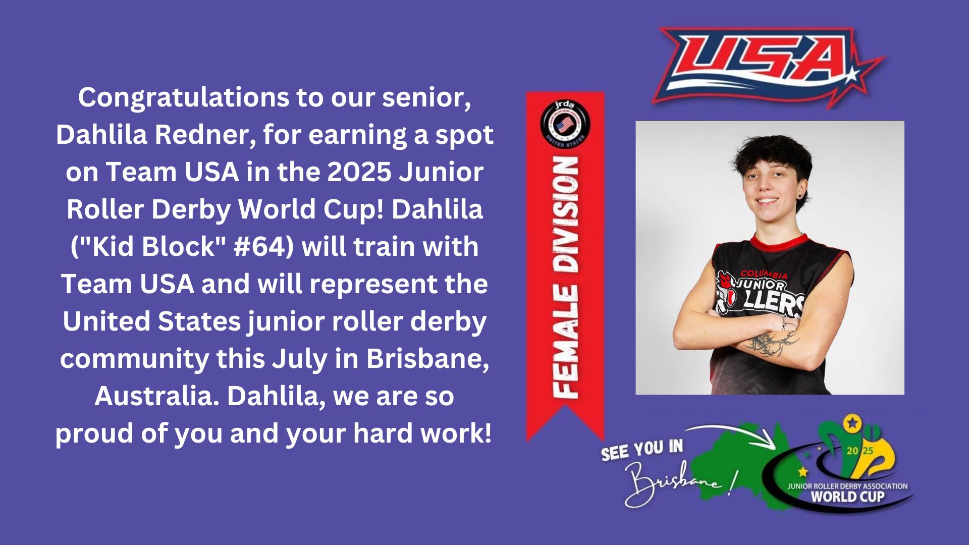 Spring Hill High School - Congratulations to our senior, Dahlila Redner ...