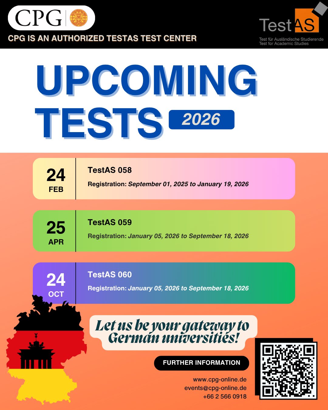 Center - 𝐑𝐞𝐠𝐢𝐬𝐭𝐫𝐚𝐭𝐢𝐨𝐧𝐬 𝐟𝐨𝐫 𝐓𝐞𝐬𝐭𝐀𝐒 𝟎𝟓𝟗 & 𝟎𝟔𝟎 (𝐩𝐚𝐩𝐞𝐫-𝐛𝐚𝐬𝐞𝐝) 𝐚𝐫𝐞 𝐧𝐨𝐰 𝐨𝐩𝐞𝐧 ...