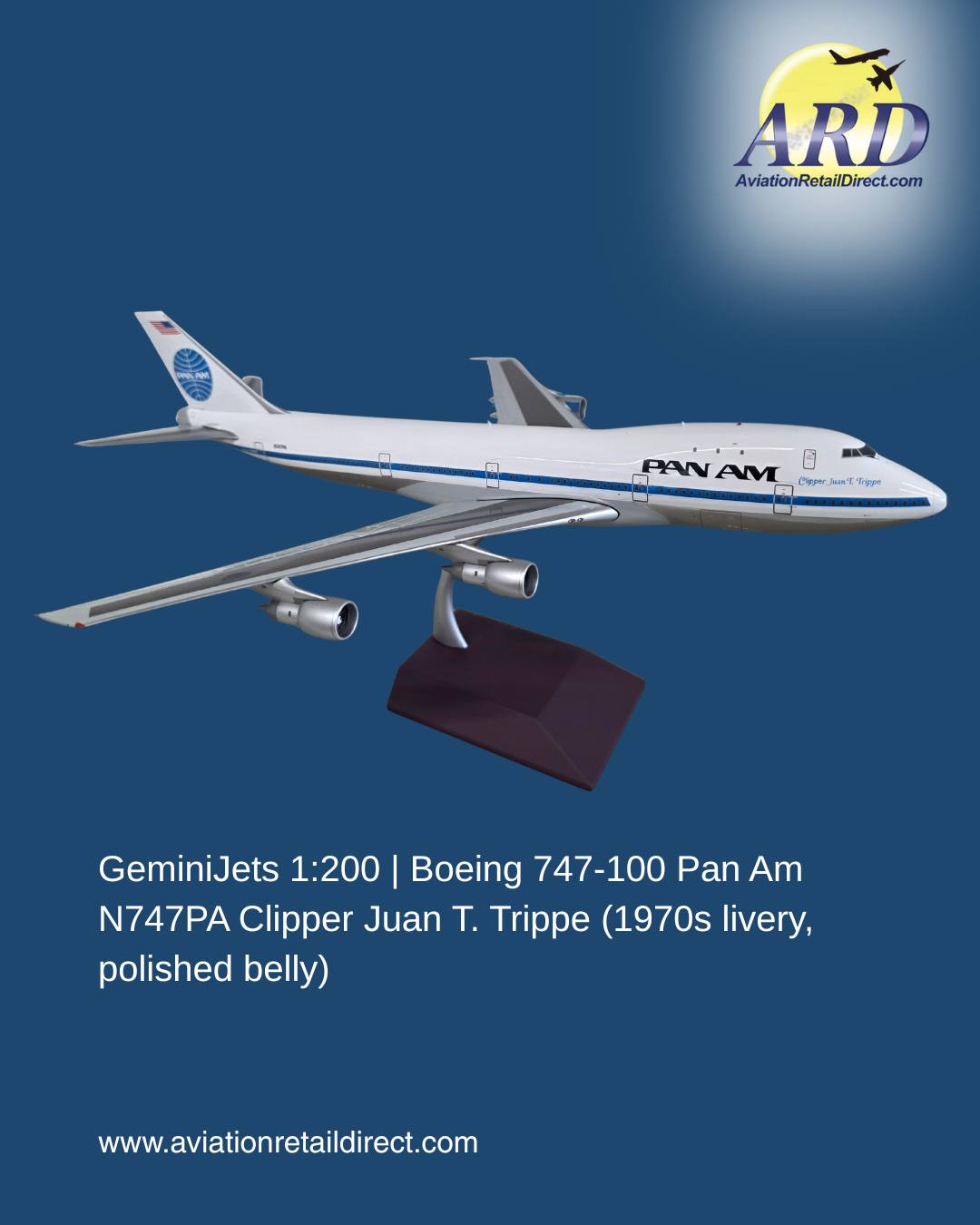 Gemini Jets 1/200 パンアメリカン航空B747SP N532PA Gemini Jets 1