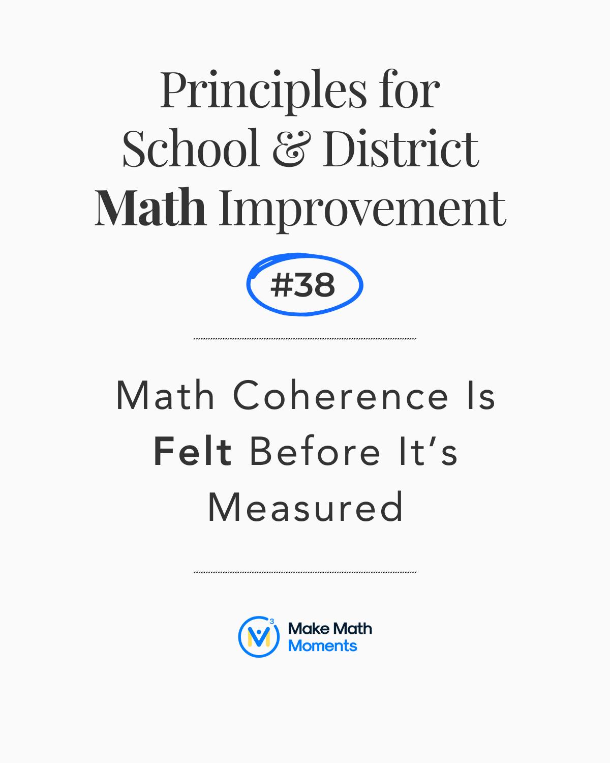Before data reflects change, teachers... - Make Math Moments | Facebook