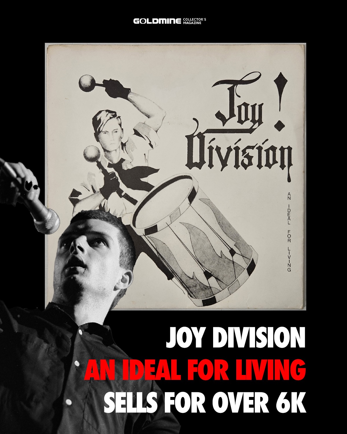 激レア Joy Division 本 AN IDEAL FOR LIVING Rare Joy Division record “An Ideal For Living” sold on eBay last