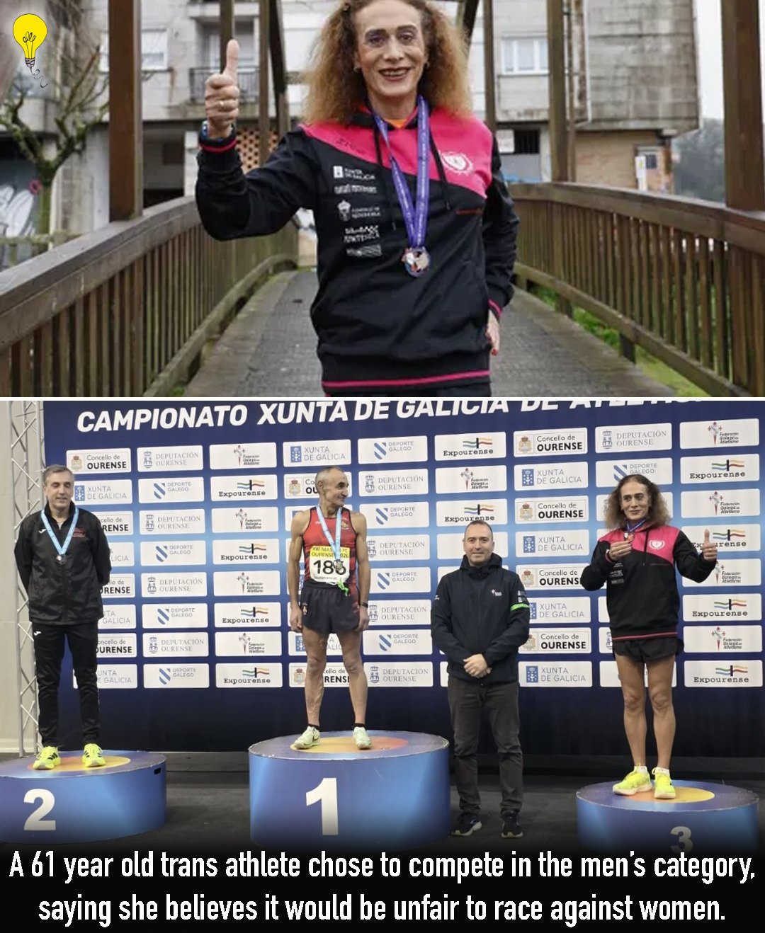 5 Unknown - She won a medal at 61. But it was her words at the finish ...