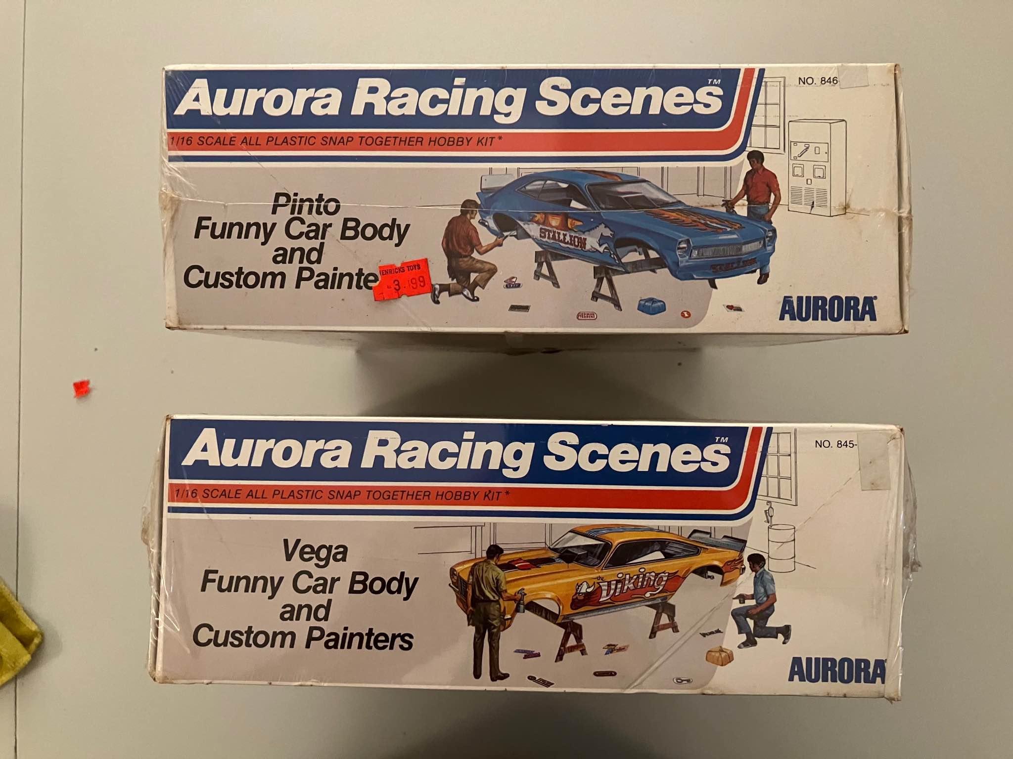 Aurora “Racing Scenes” 1973 Kits - Posters, Prints & Paintings ...