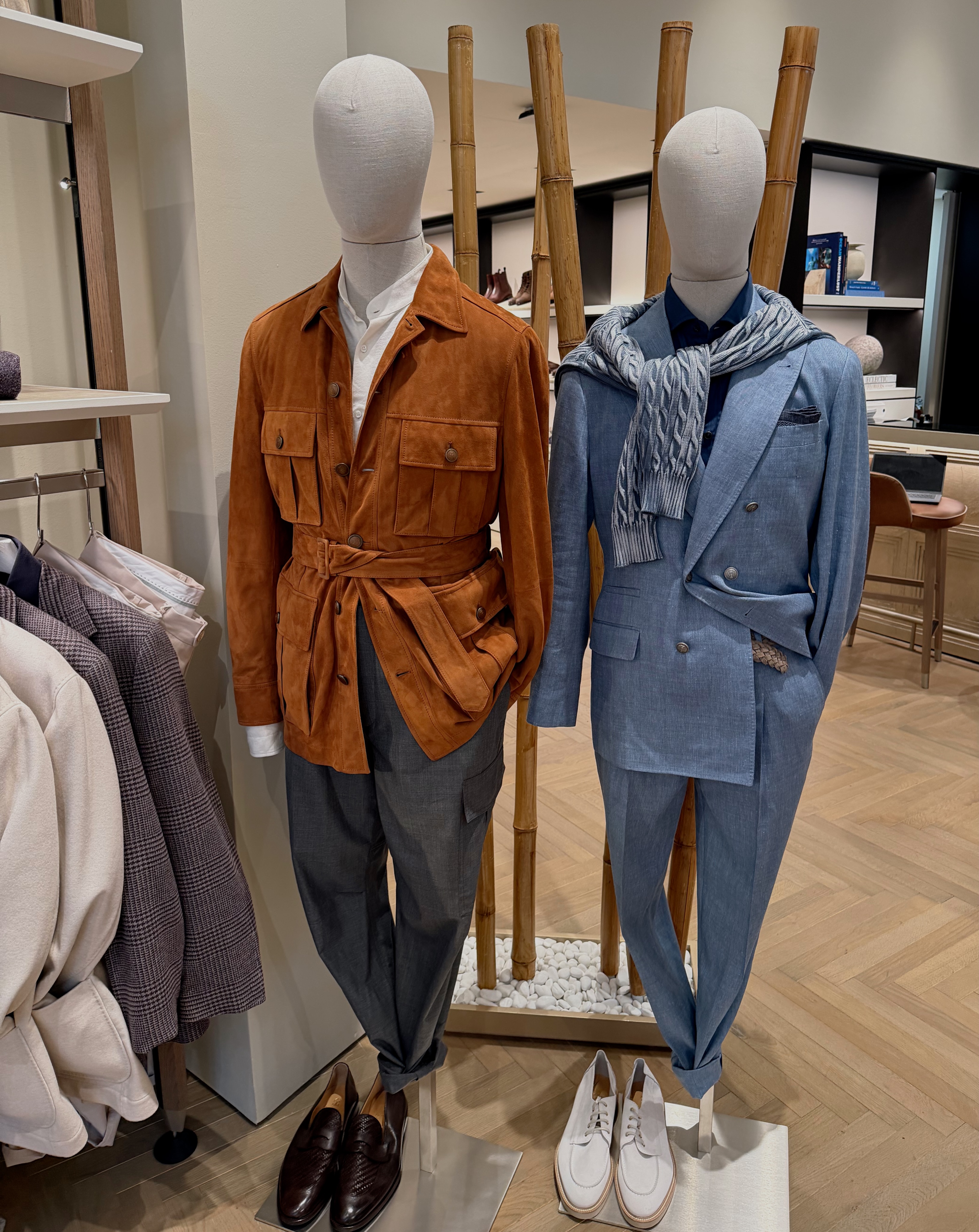 Brunello Cucinelli men's trunk show at Stanley Korshak