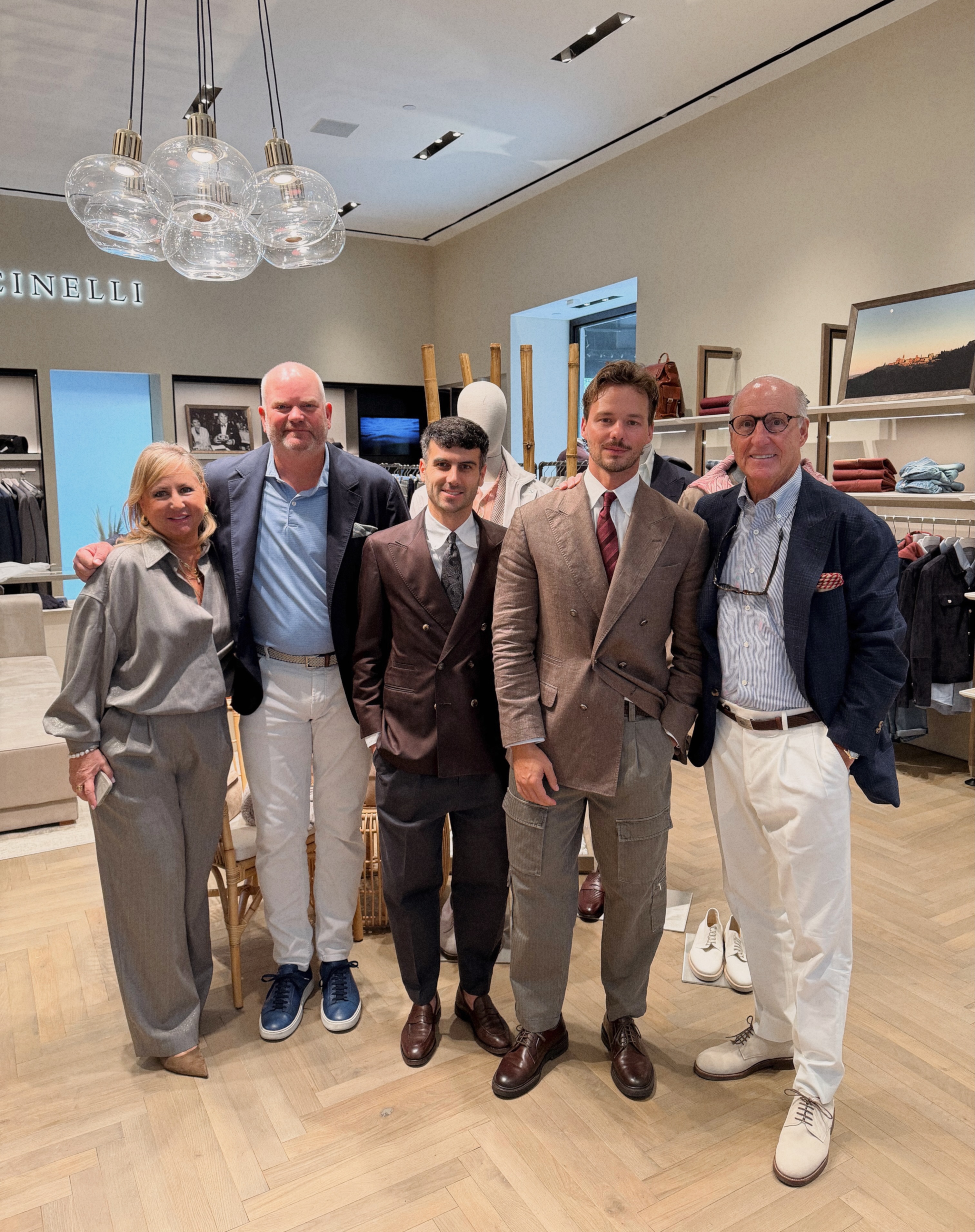 BRUNELLO CUCINELLI サンダル 箱付き Brunello Cucinelli men's trunk show at Stanley Korshak