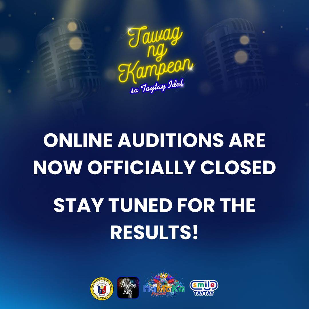 Taytay - Thank You SM City Taytay for sponsoring Taytay Idol Season 12 ...