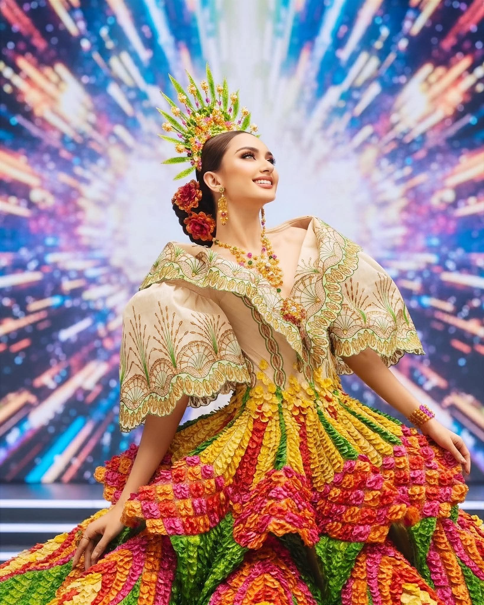 Vibrant Filipino culture representation costume