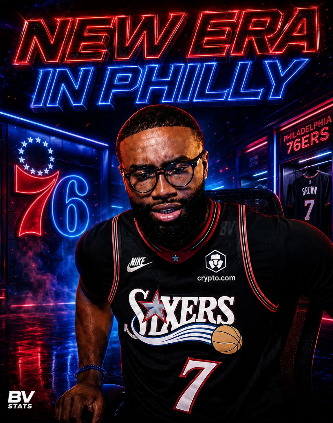 7️⃣ Jaylen Brown #7 Sixers Jerseys are Officially ON SALE!