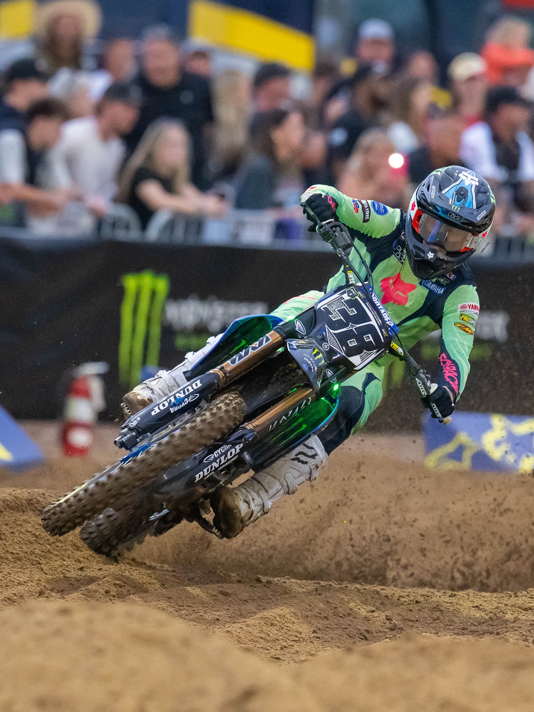 Fox - Ken Roczen in the Fox Instinct Boot in black/yellow