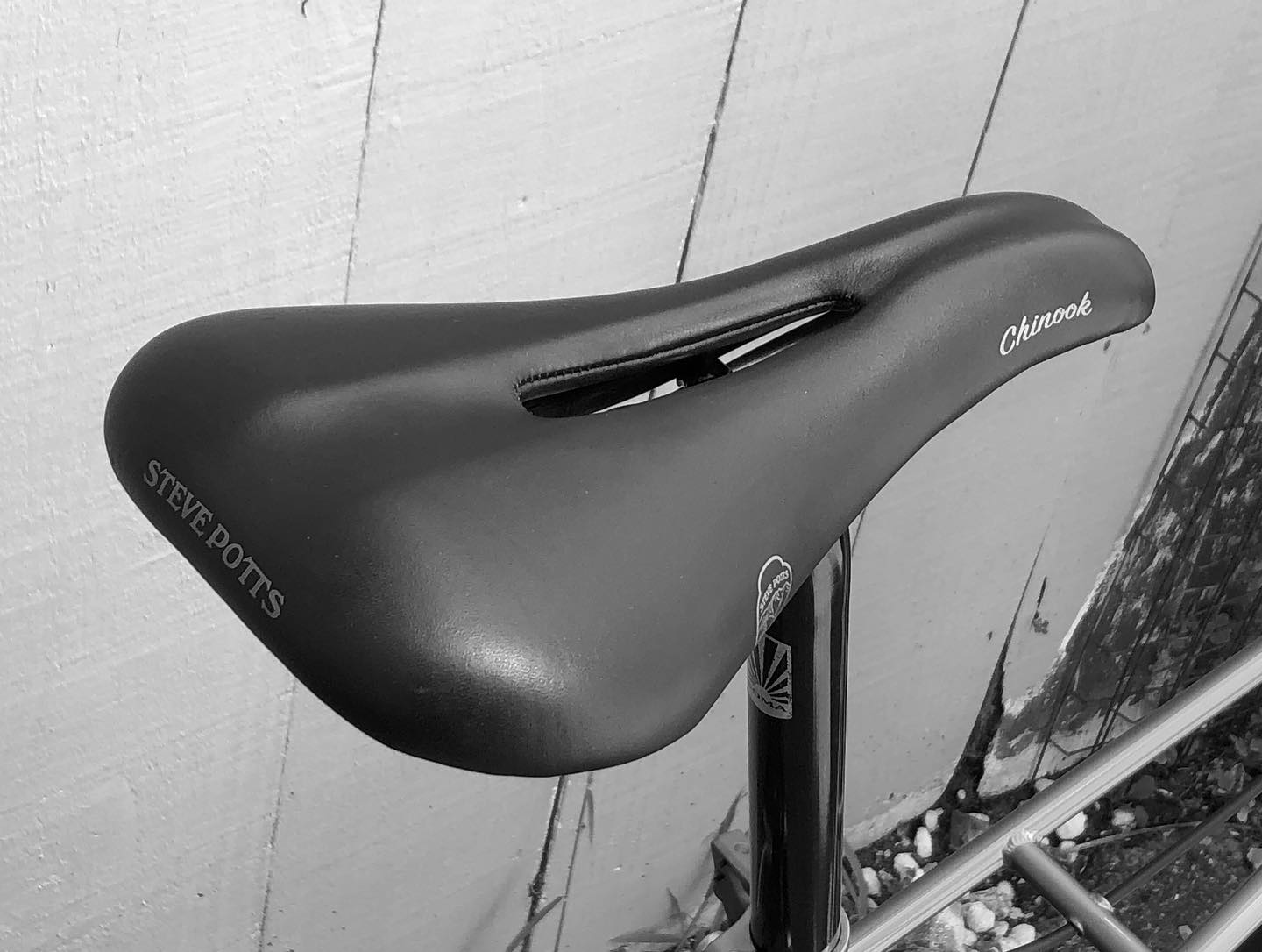 Steve Potts Chinook saddle with CrMo steel rail