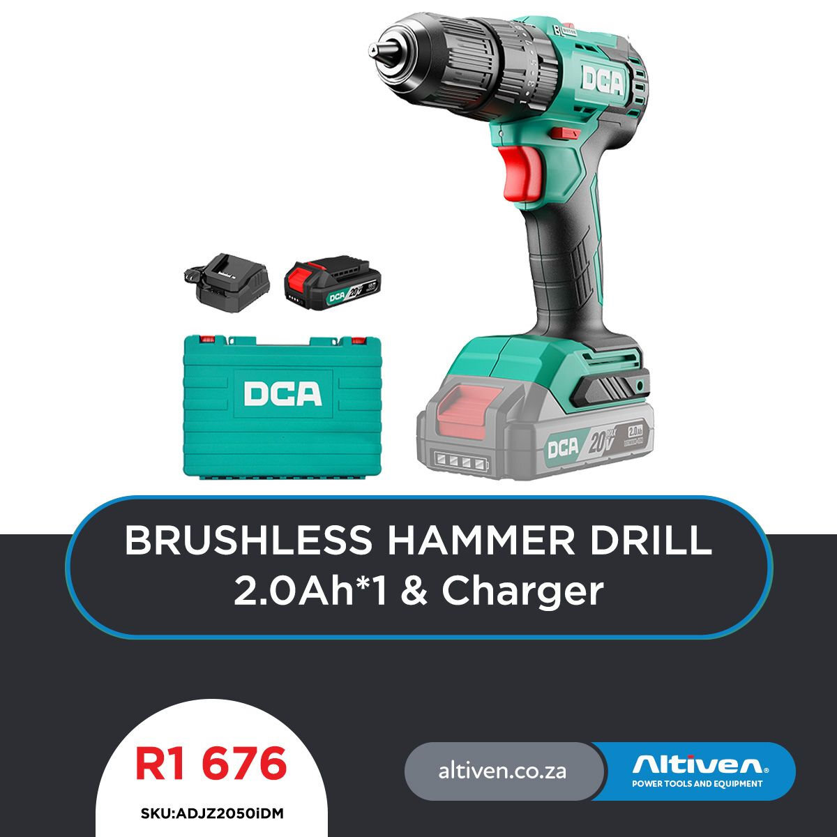 Brushless Hammer Drill 2.0Ah*1 &... - Altiven Power Tools | Facebook