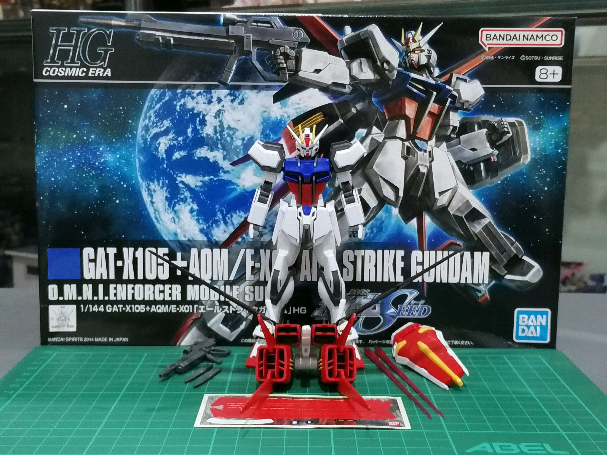 HGCE 1/144] GAT-X105+AQM/E-X01 Aile Strike Gundam (feat. OPS 