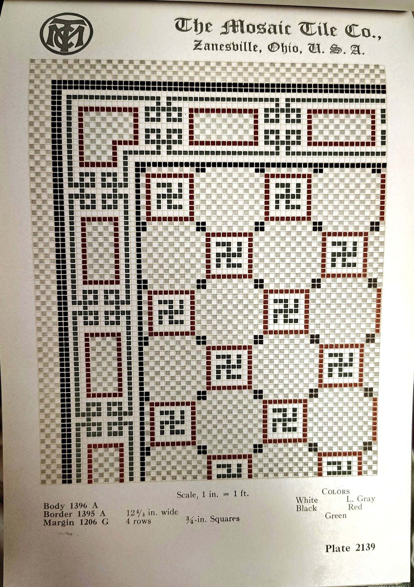 Muskingum - Page from a Mosaic Tile catalogue of 1919. | Facebook