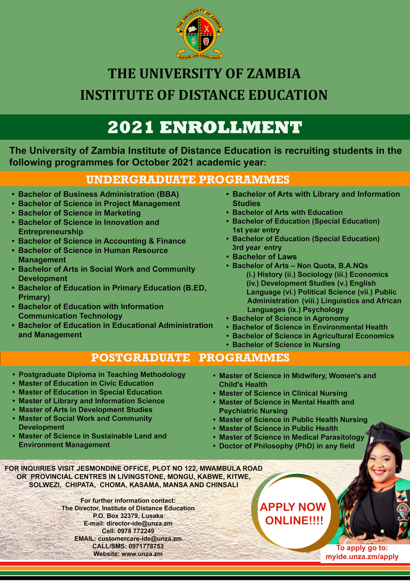 The Institute of Distance Education is inviting applications for the ...
