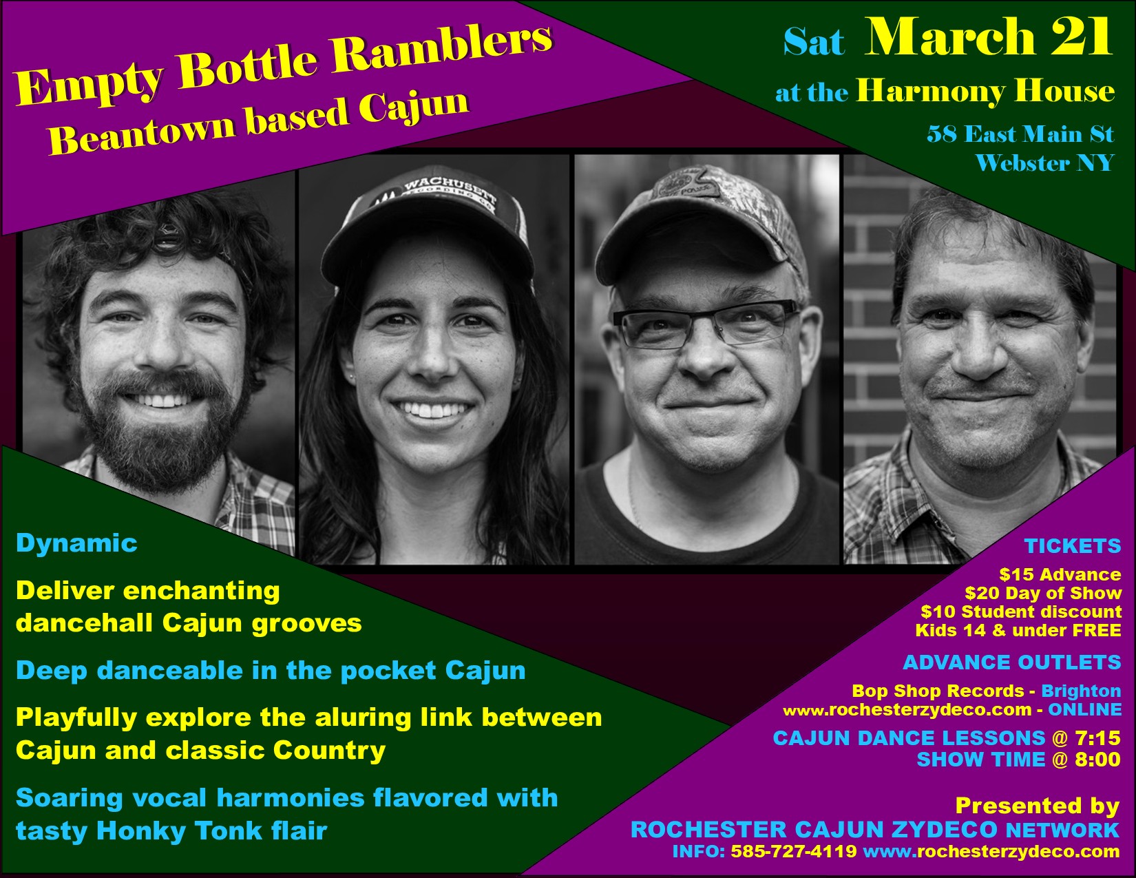 Rochester Cajun Zydeco Music & Dance | Webster NY