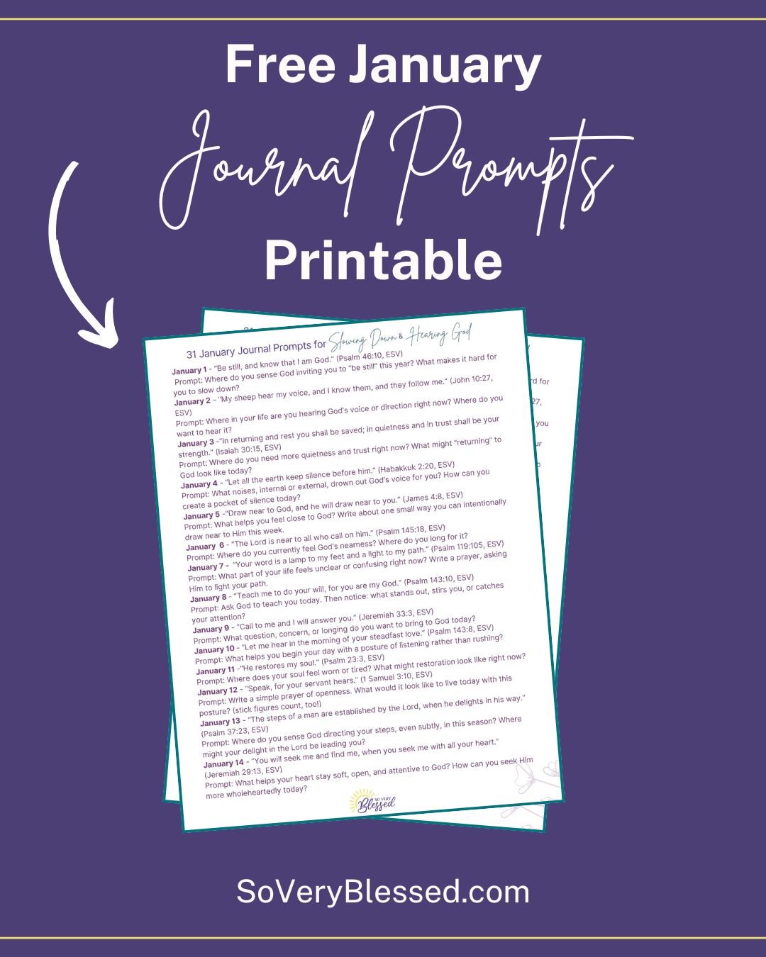 So - Start the new year with 31 journal prompts to slow down, quiet the ...
