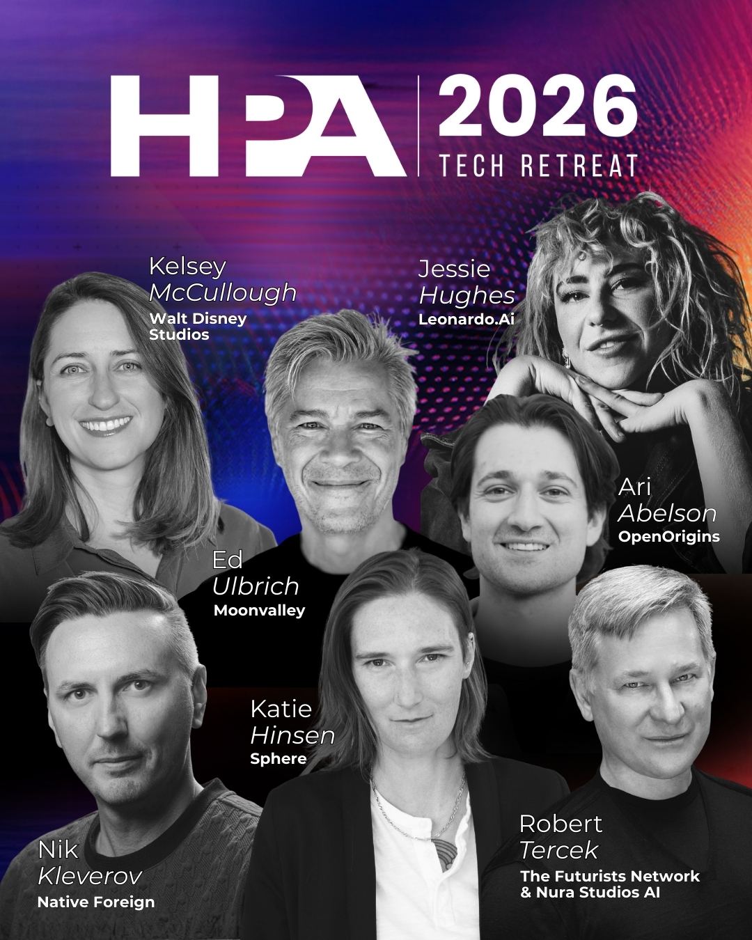 Hollywood - Meet the visionaries leading the 2026 HPA Tech Retreat! If ...