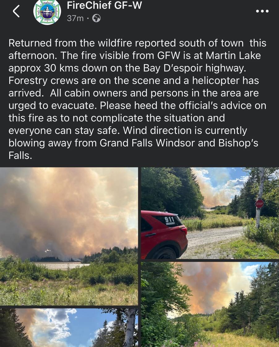 Route - Update on the fire south of GFW ⚠️ Returned from the wildfire ...