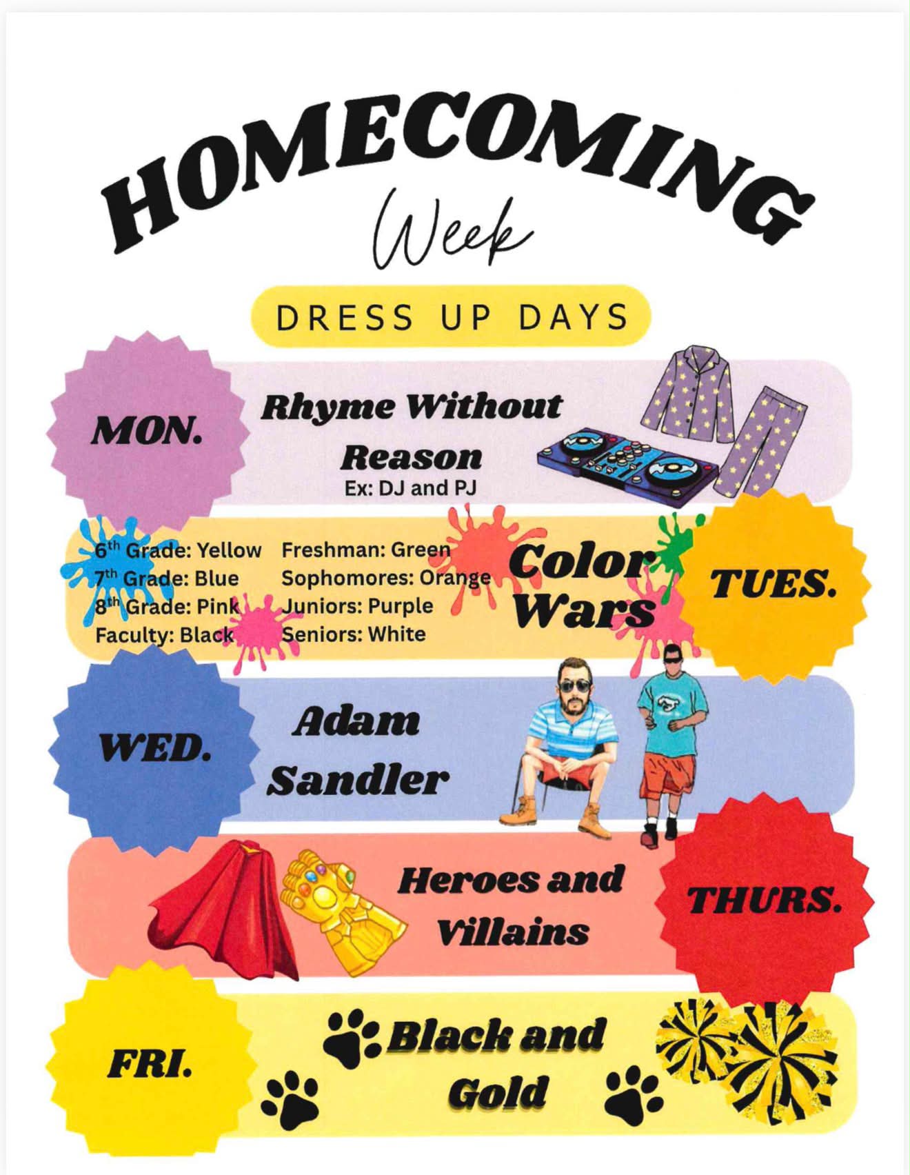 dress up days for homecoming week ideas Here are the Days! Be ready to show your school spirit !! lace up dress