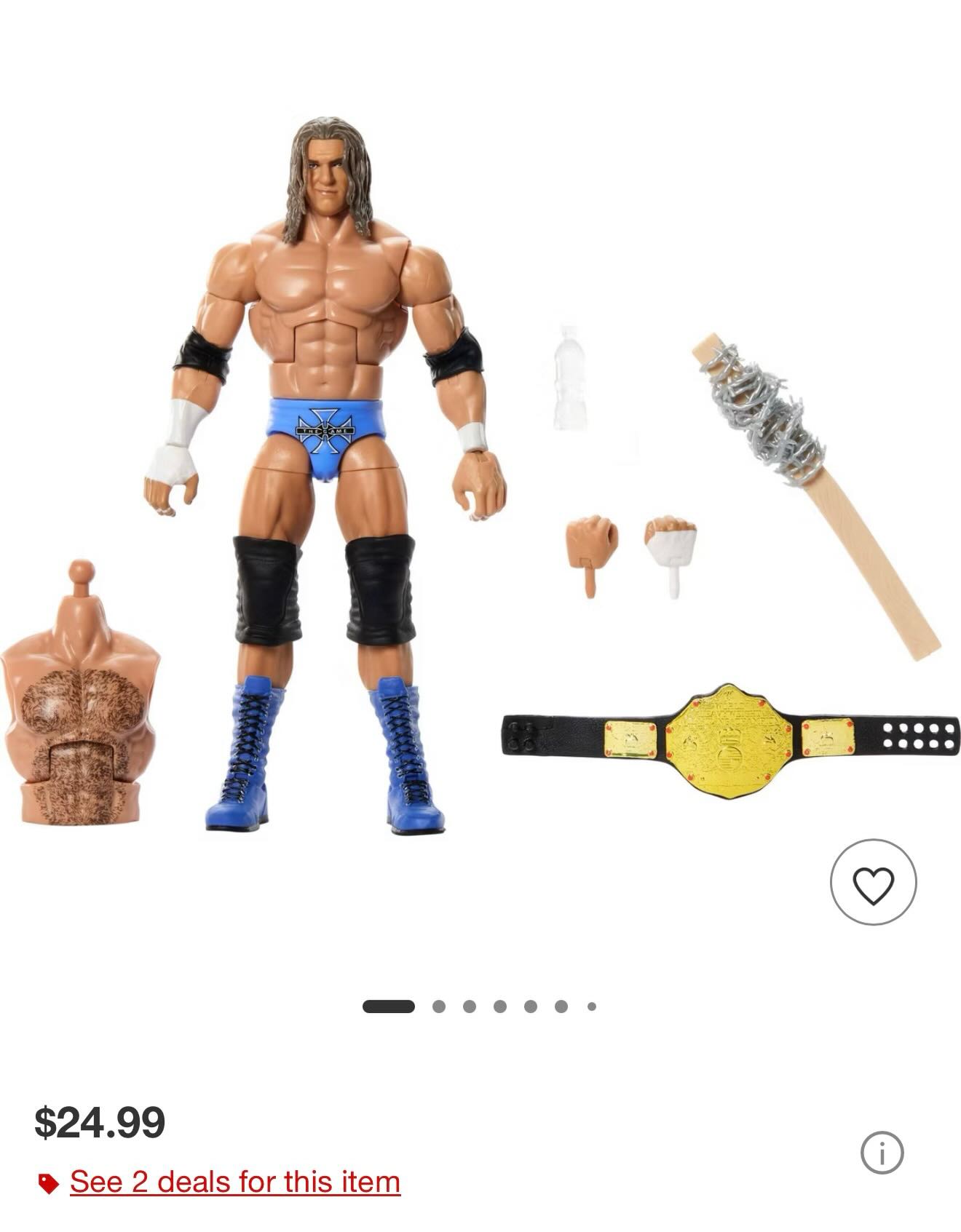 フィギュア WWE マテル ヴィンス マクマホン トリプルH ステフ