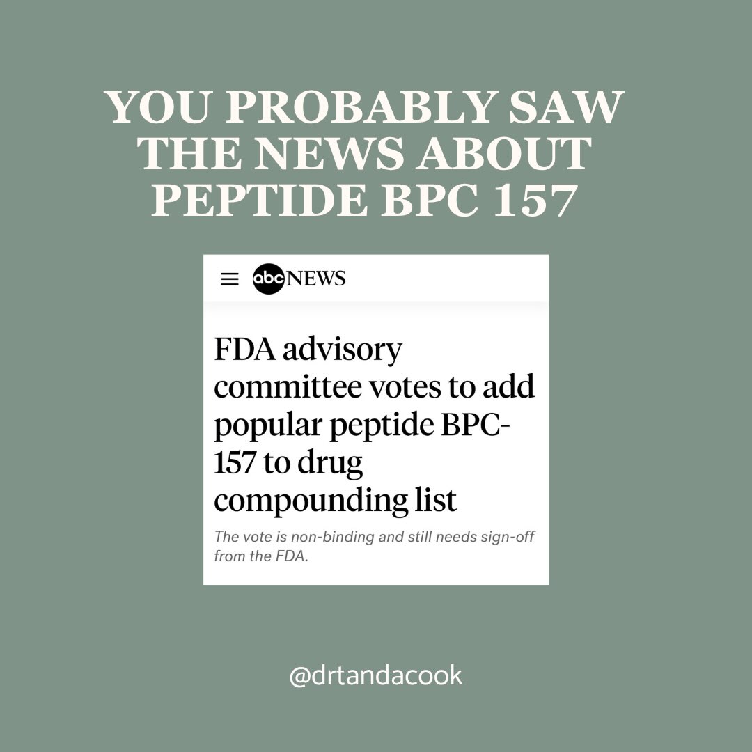 bpc-157 research news Peptide therapies are moving closer to legal compounding after an FDA advisory committee backed 6 controversial peptides, including and TB-500. Proponents tout healing and recovery benefits. Human safety and efficacy data b12 injection needle gauge Hospira Sterile Water Size:4oz Glass Dropper Bottle